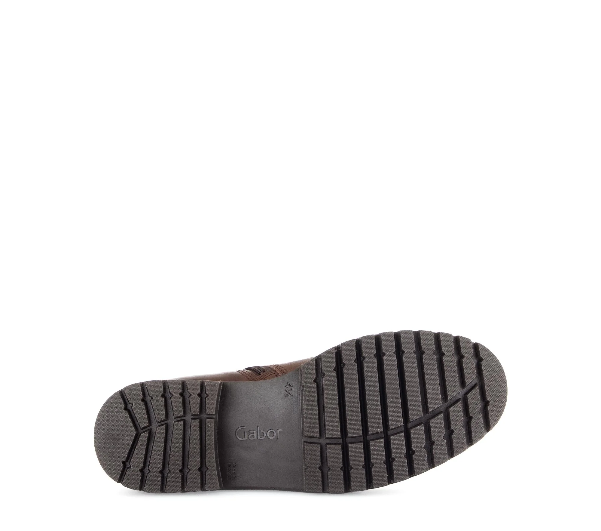 Bottines chelsea marron en cuir lisse - Image 7