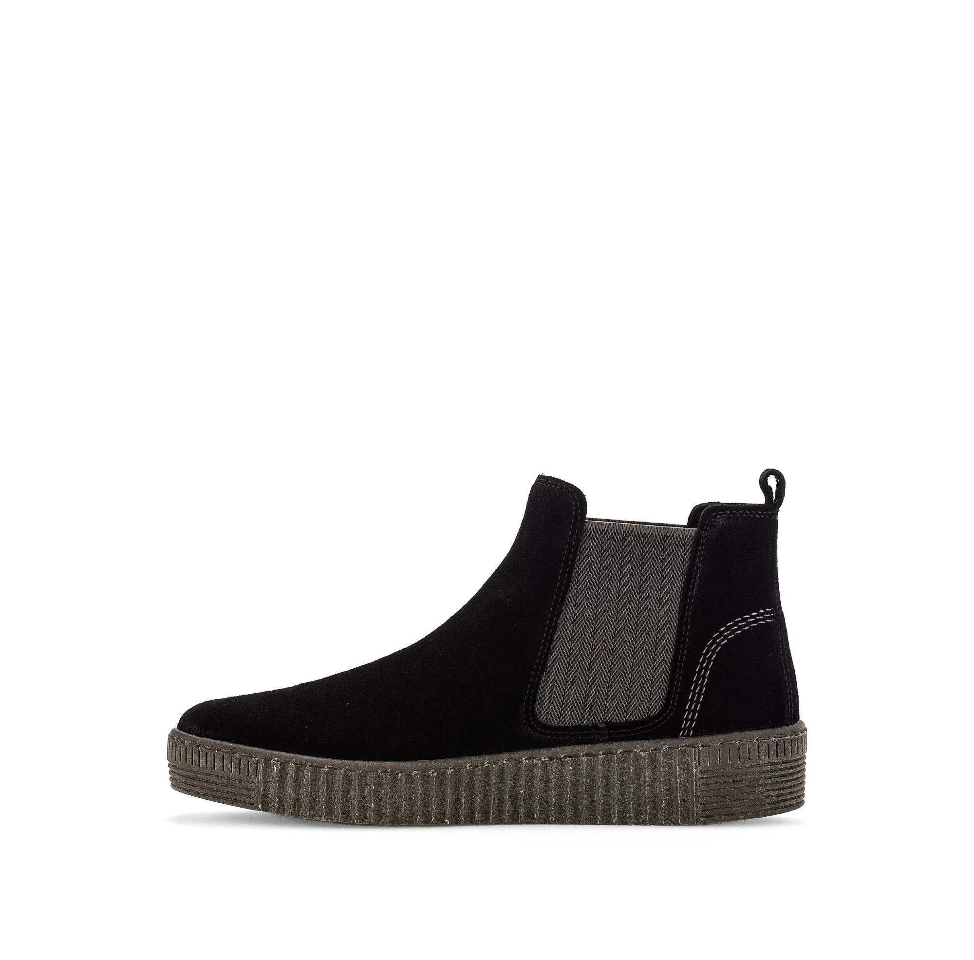 Bottines chelsea noires en Nubuck - Image 2