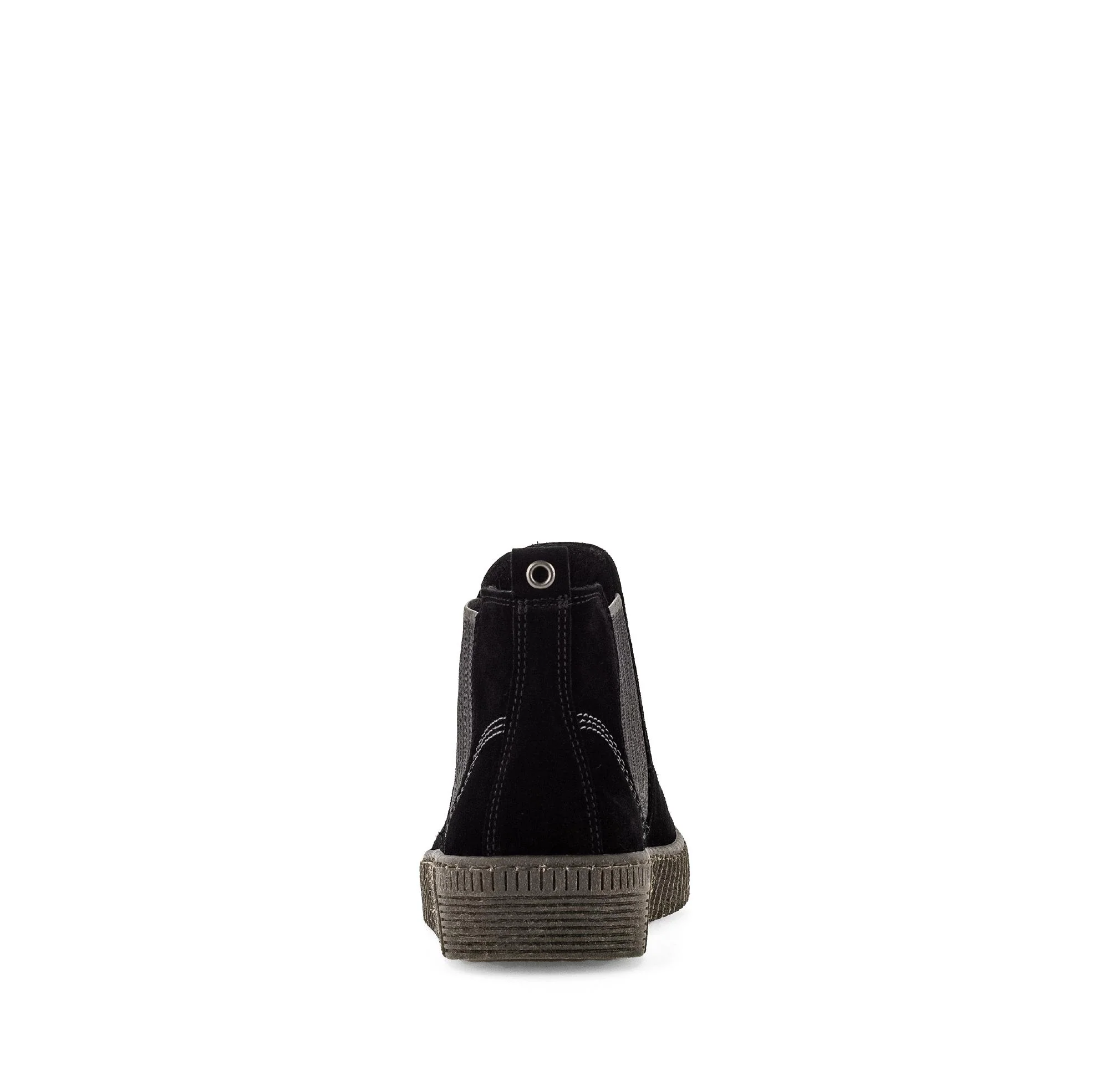 Bottines chelsea noires en Nubuck - Image 4