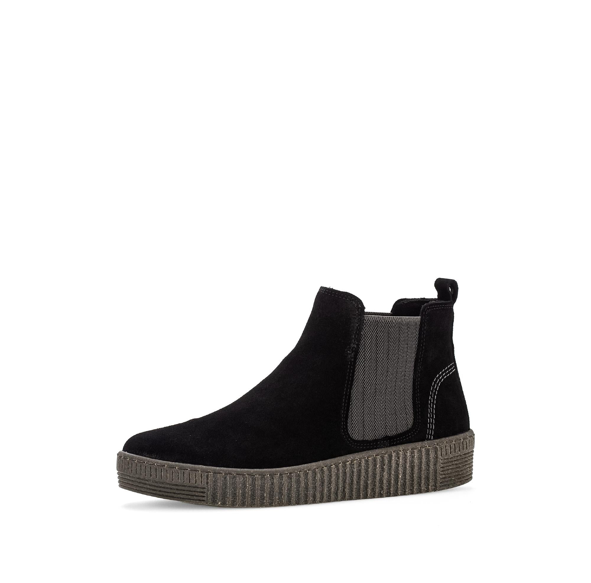 Bottines chelsea noires en Nubuck - Image 6