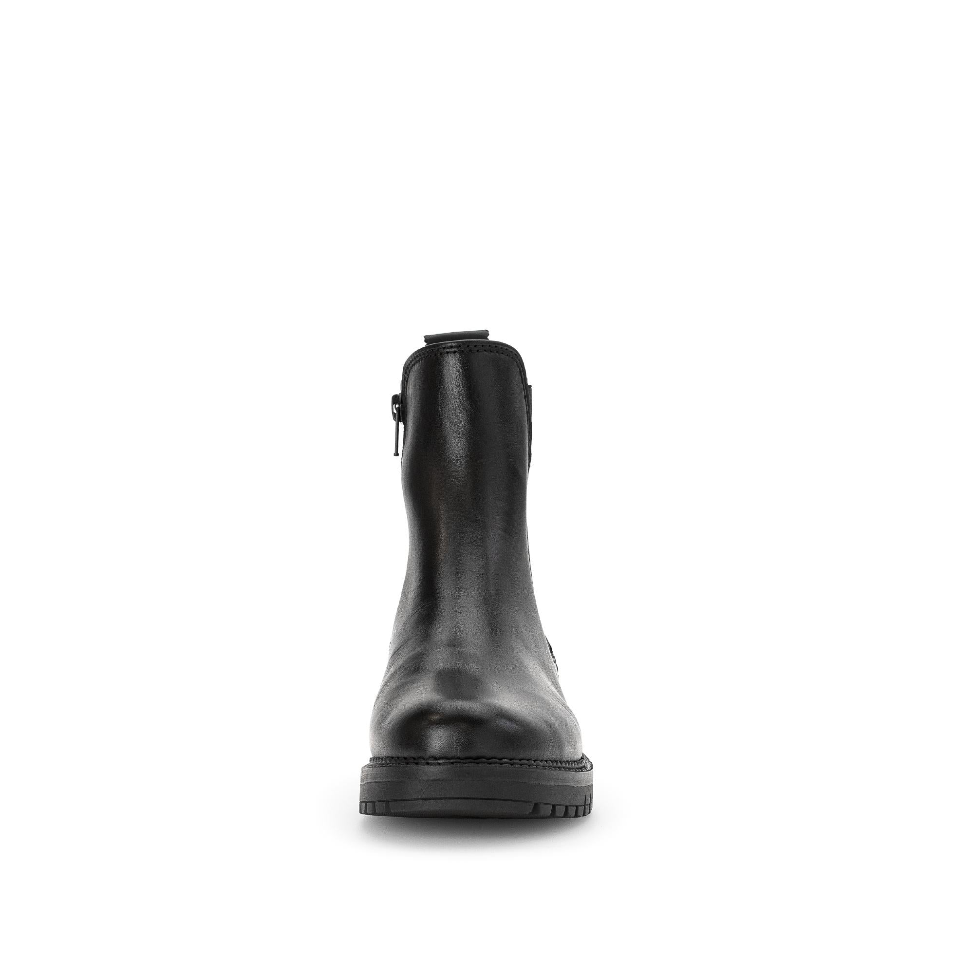 Bottines chelsea noires en cuir lisse - Image 5