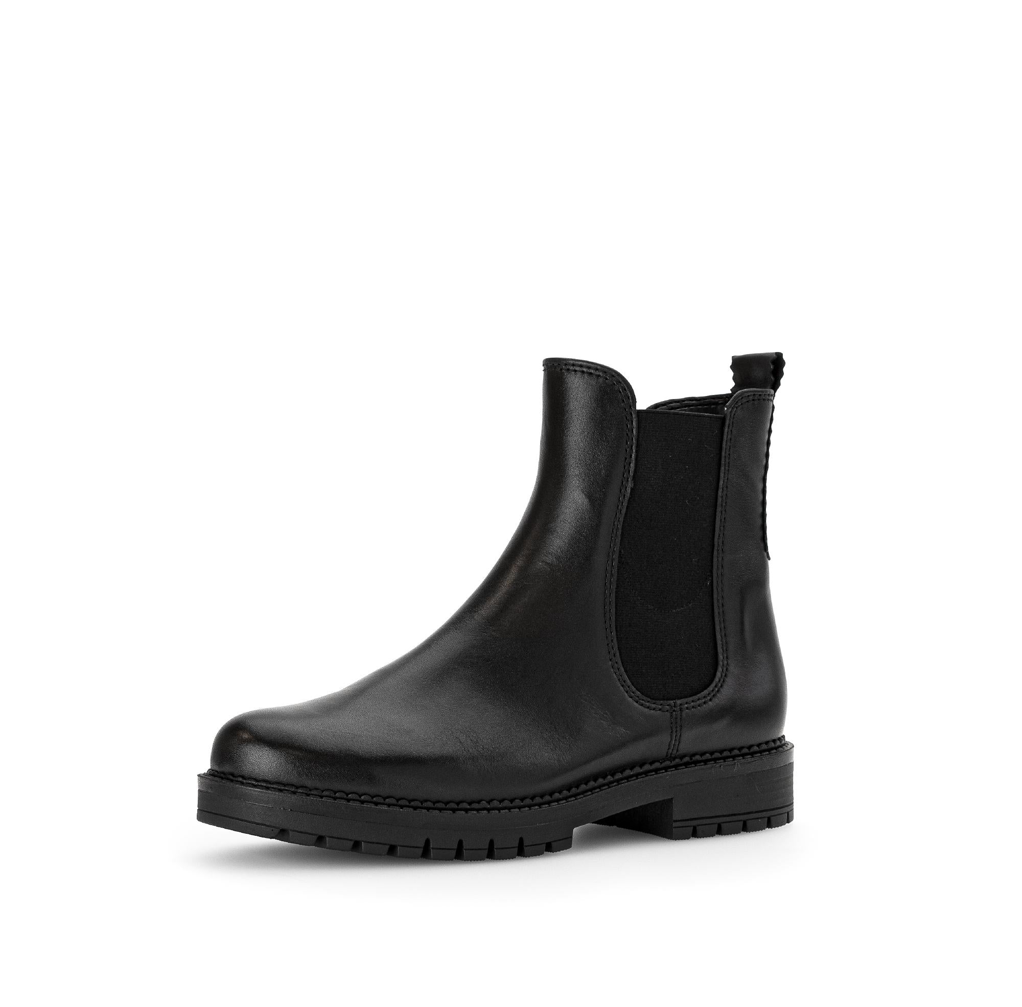 Bottines chelsea noires en cuir lisse - Image 6