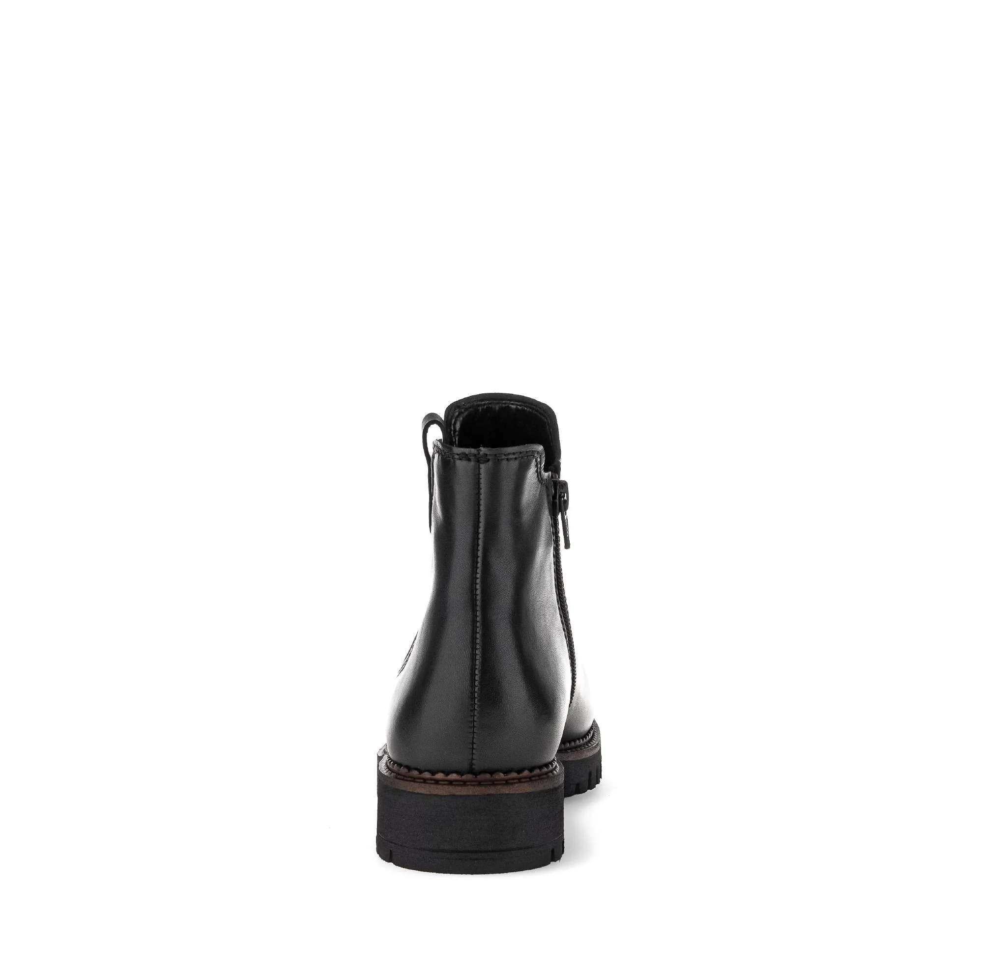 Bottines chelsea noires en cuir lisse - Image 4