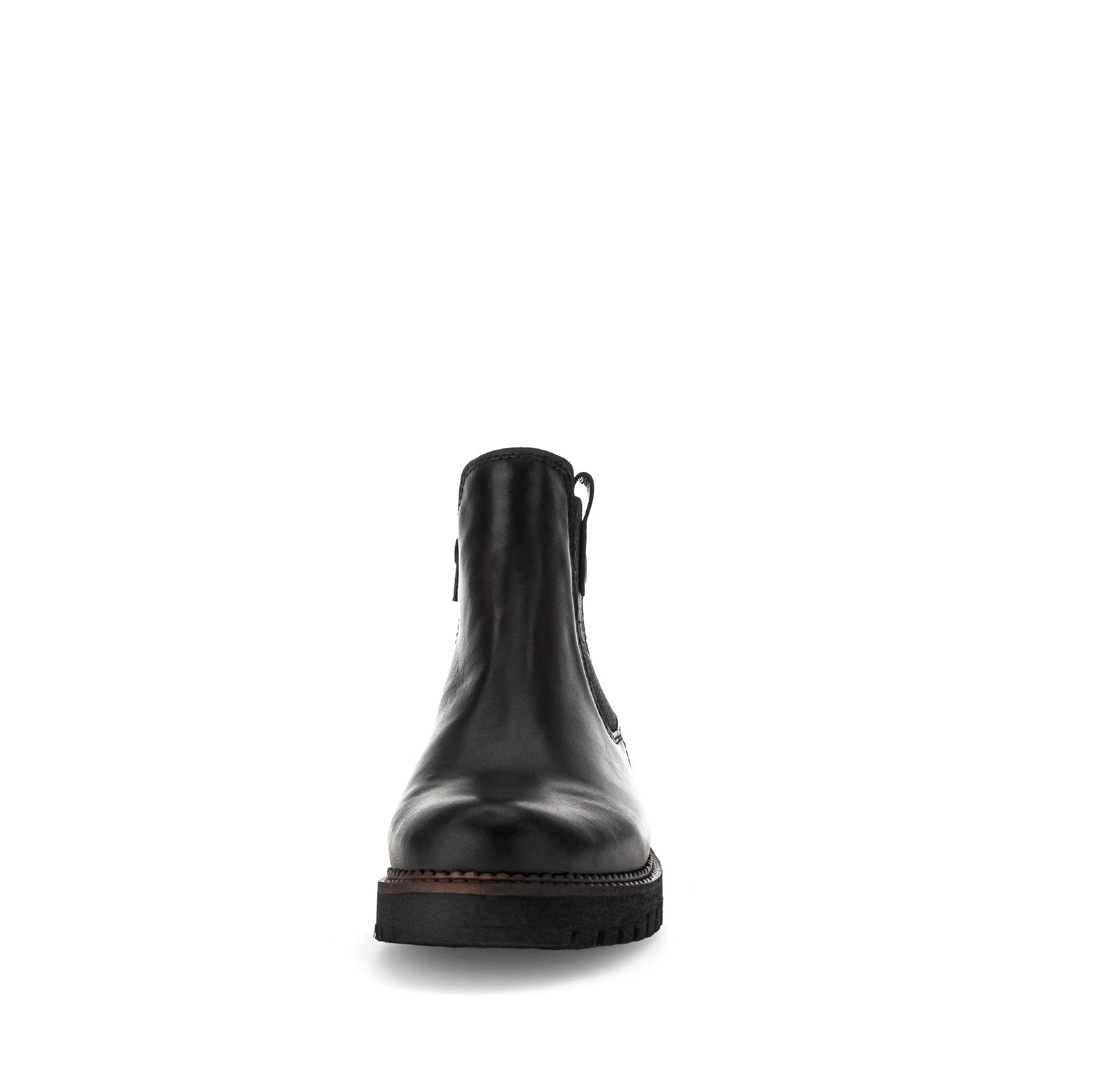 Bottines chelsea noires en cuir lisse - Image 5