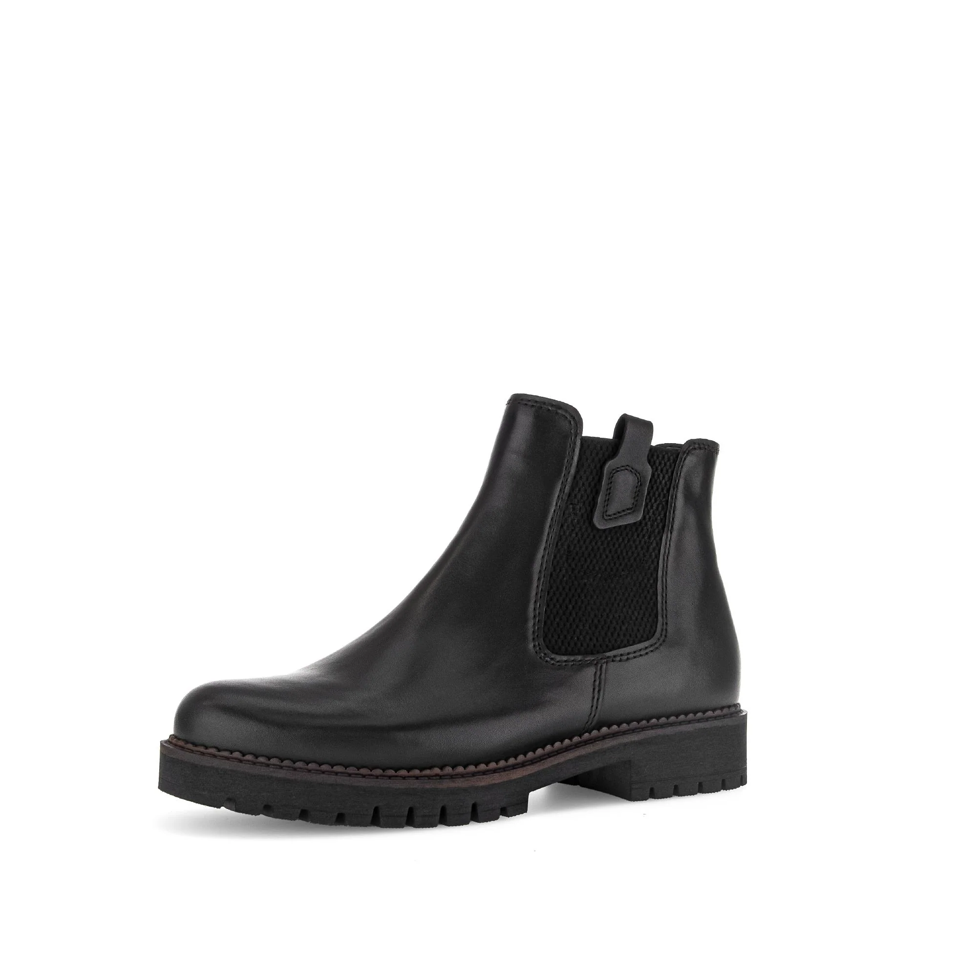 Bottines chelsea noires en cuir lisse - Image 6