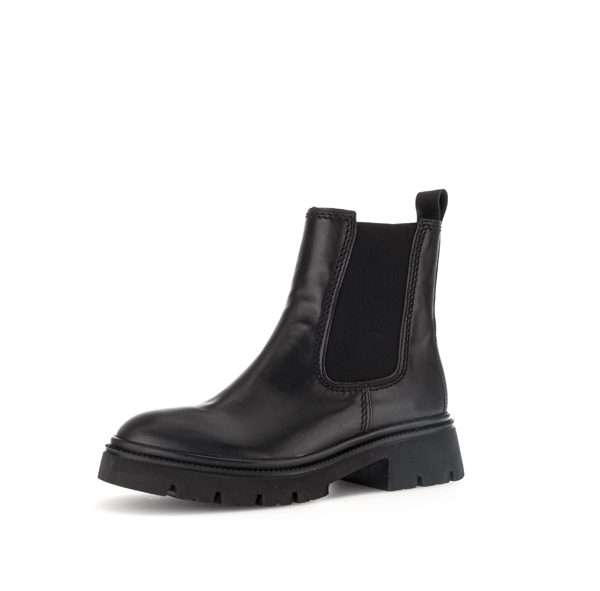 Bottines chelsea noires en cuir lisse - Image 6