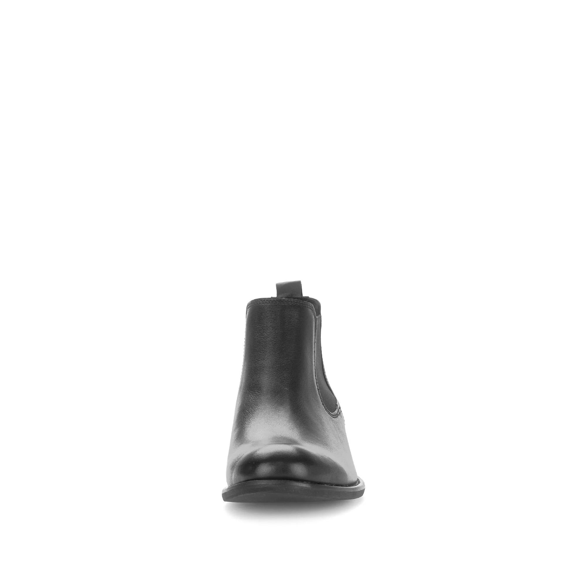 Bottines chelsea noires en cuir lisse - Image 5