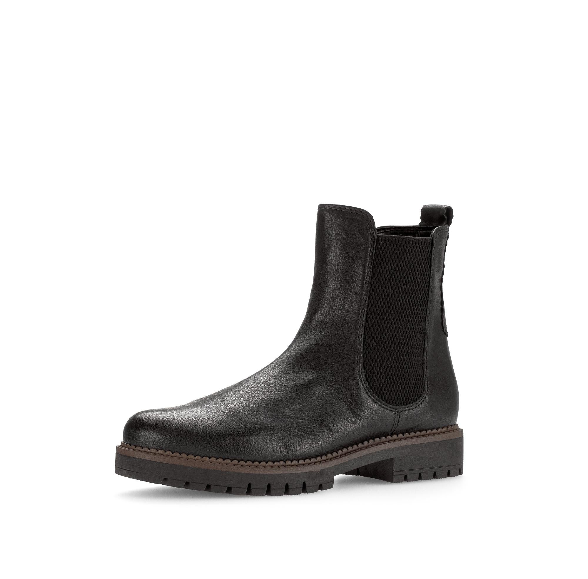Bottines chelsea noires en cuir lisse - Image 6