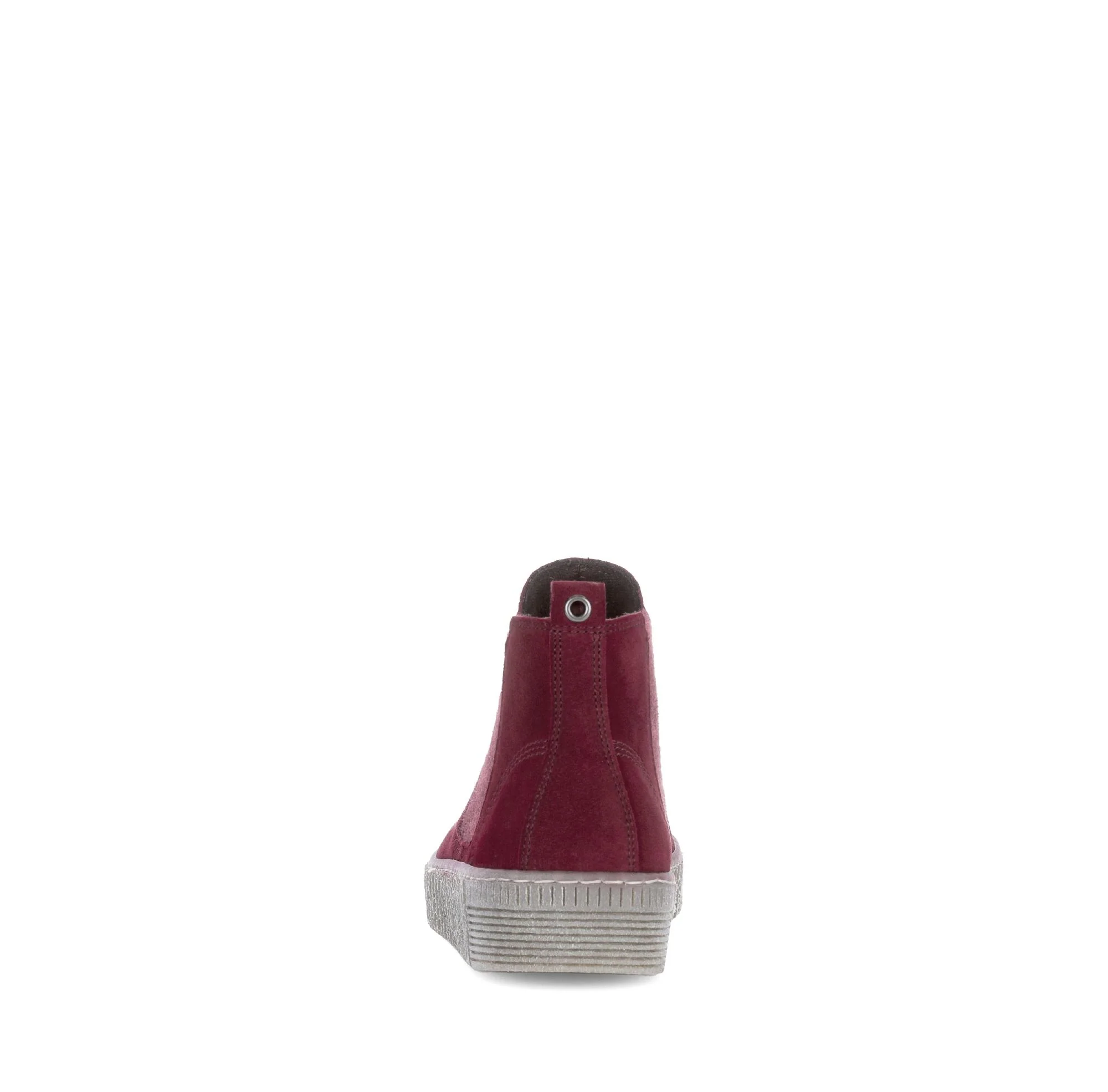 Bottines chelsea rouges en Nubuck - Image 4