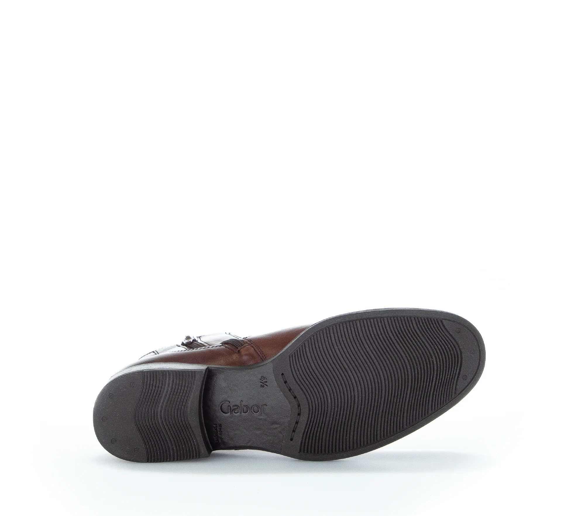 Bottines cognac en cuir - Image 6