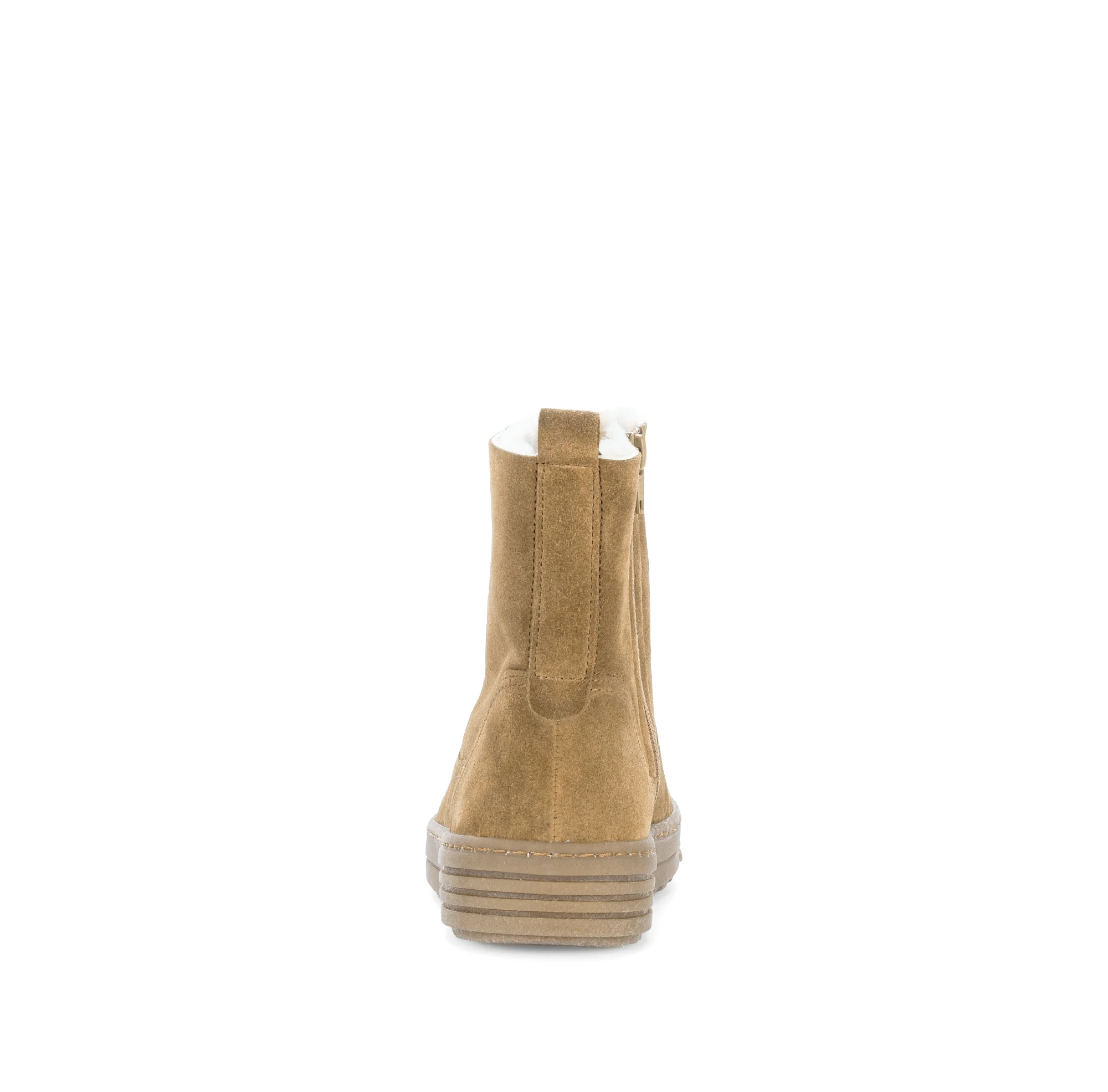 Bottines Cognac en cuir velours - doublure intérieure chaude - Image 3