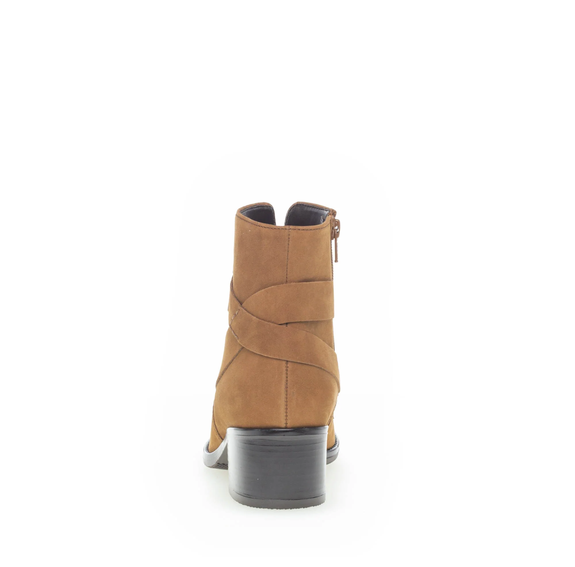 Bottines cognac en nubuck - Image 4