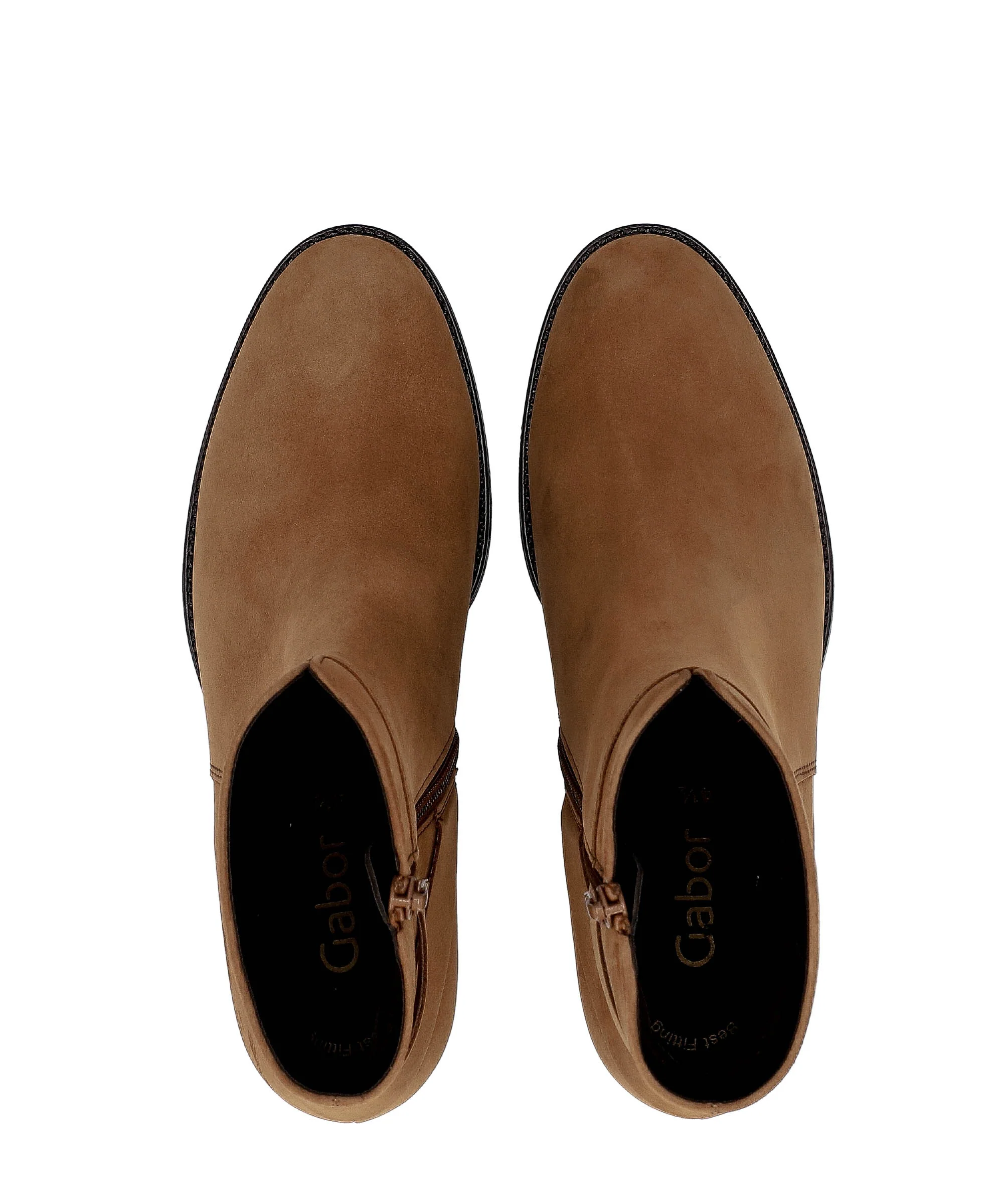Bottines cognac en nubuck - Image 5