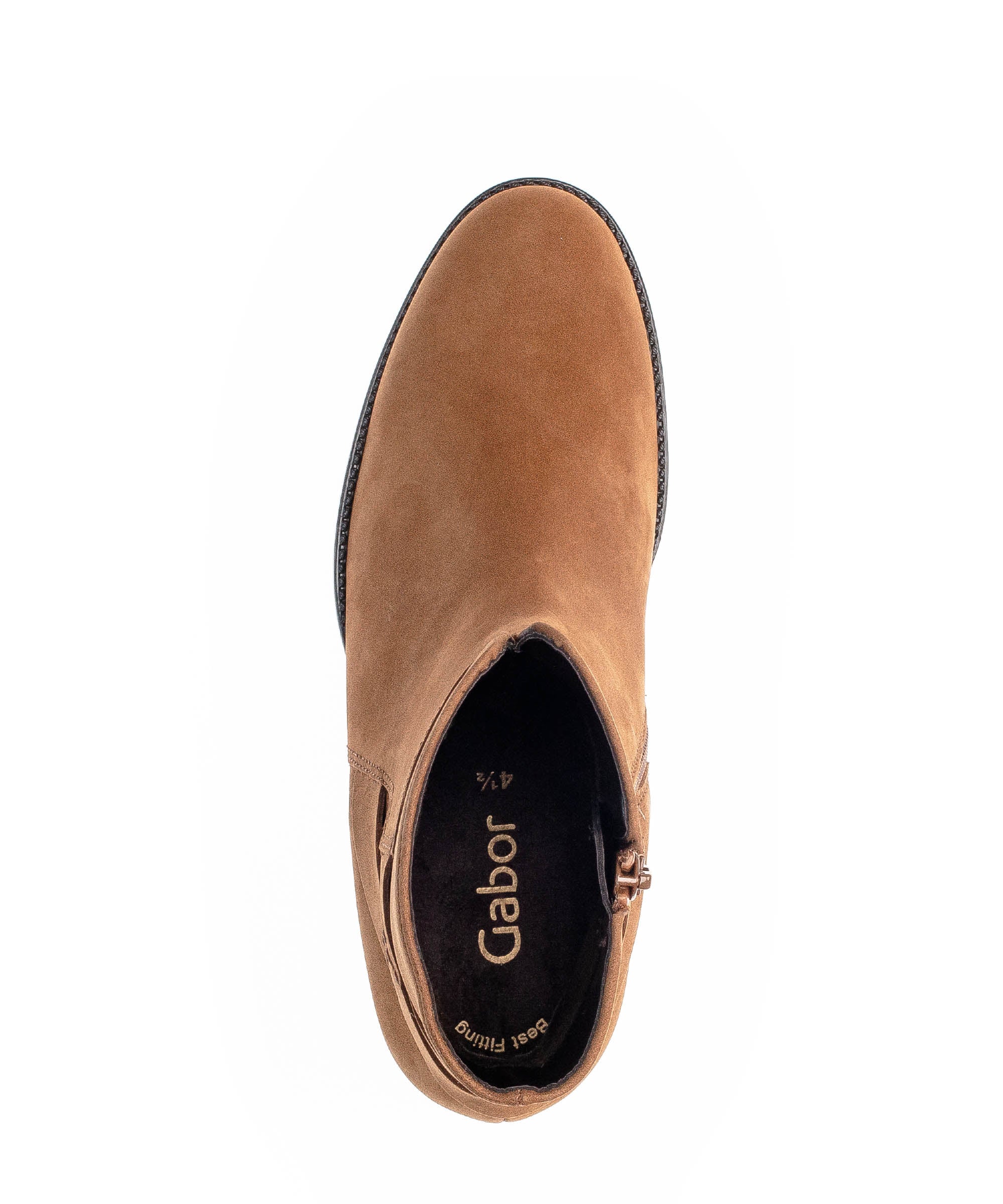 Bottines cognac en nubuck - Image 6