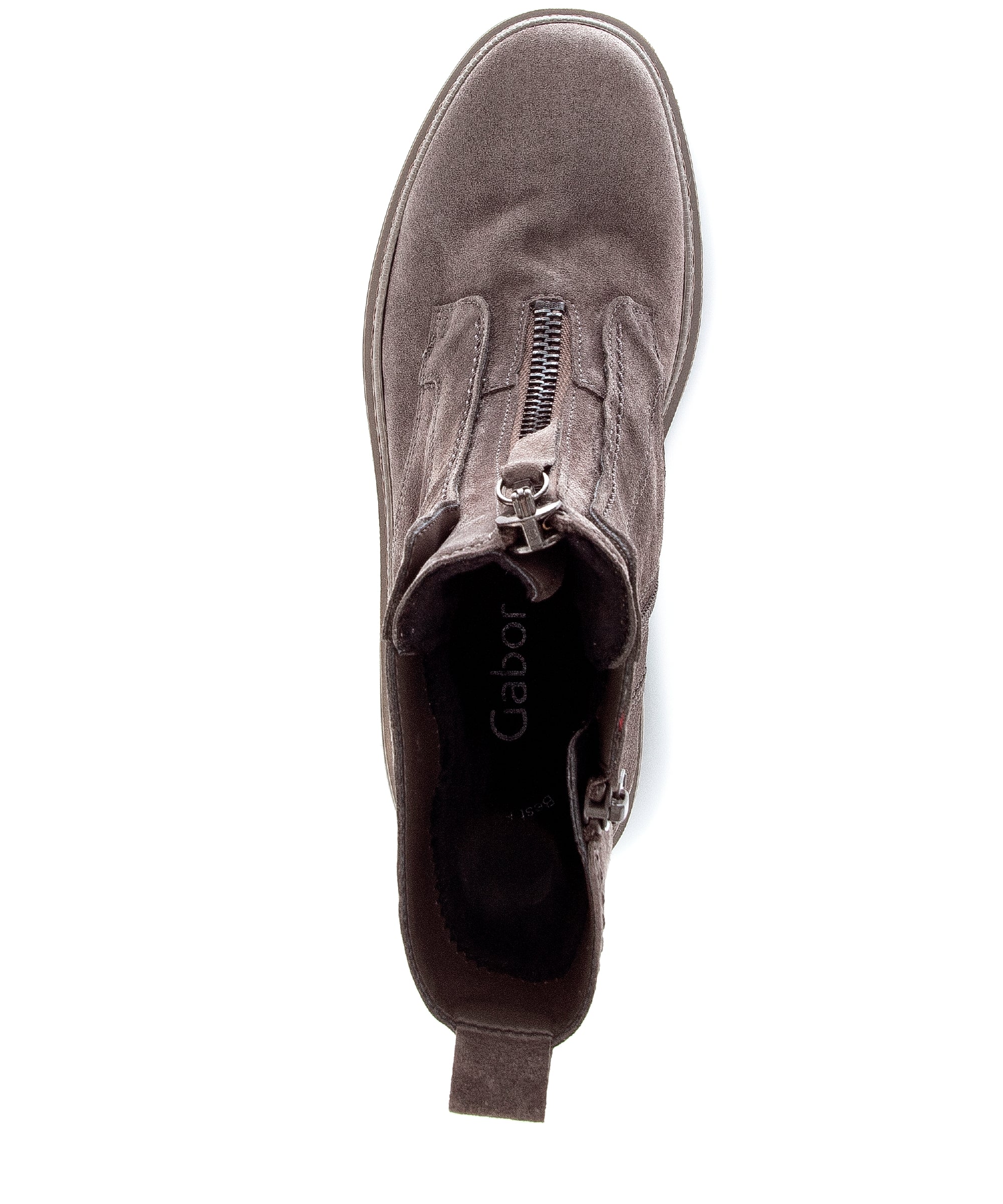 Bottines cognac en suède - Image 6