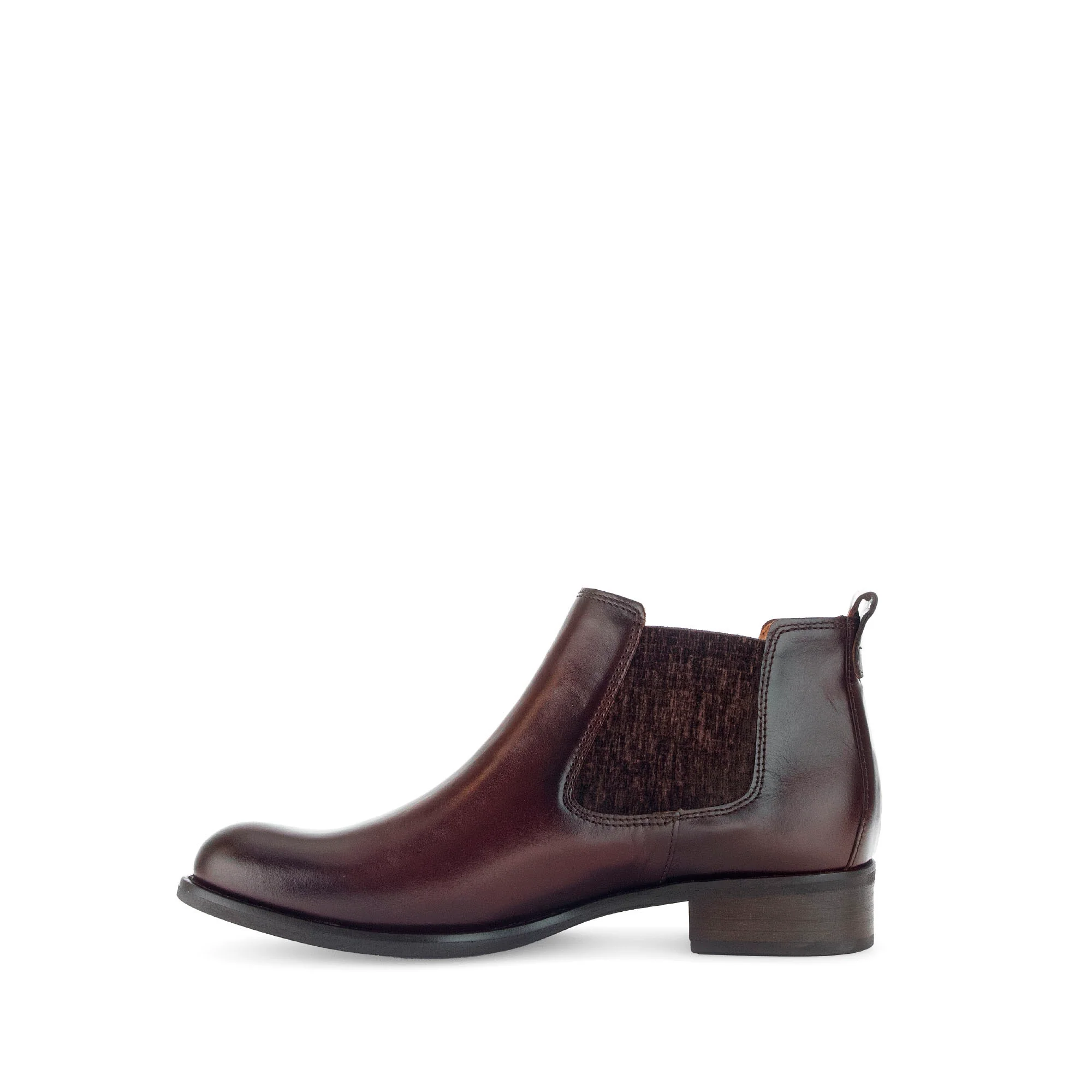Bottines cognacs en cuir lisse - Image 2