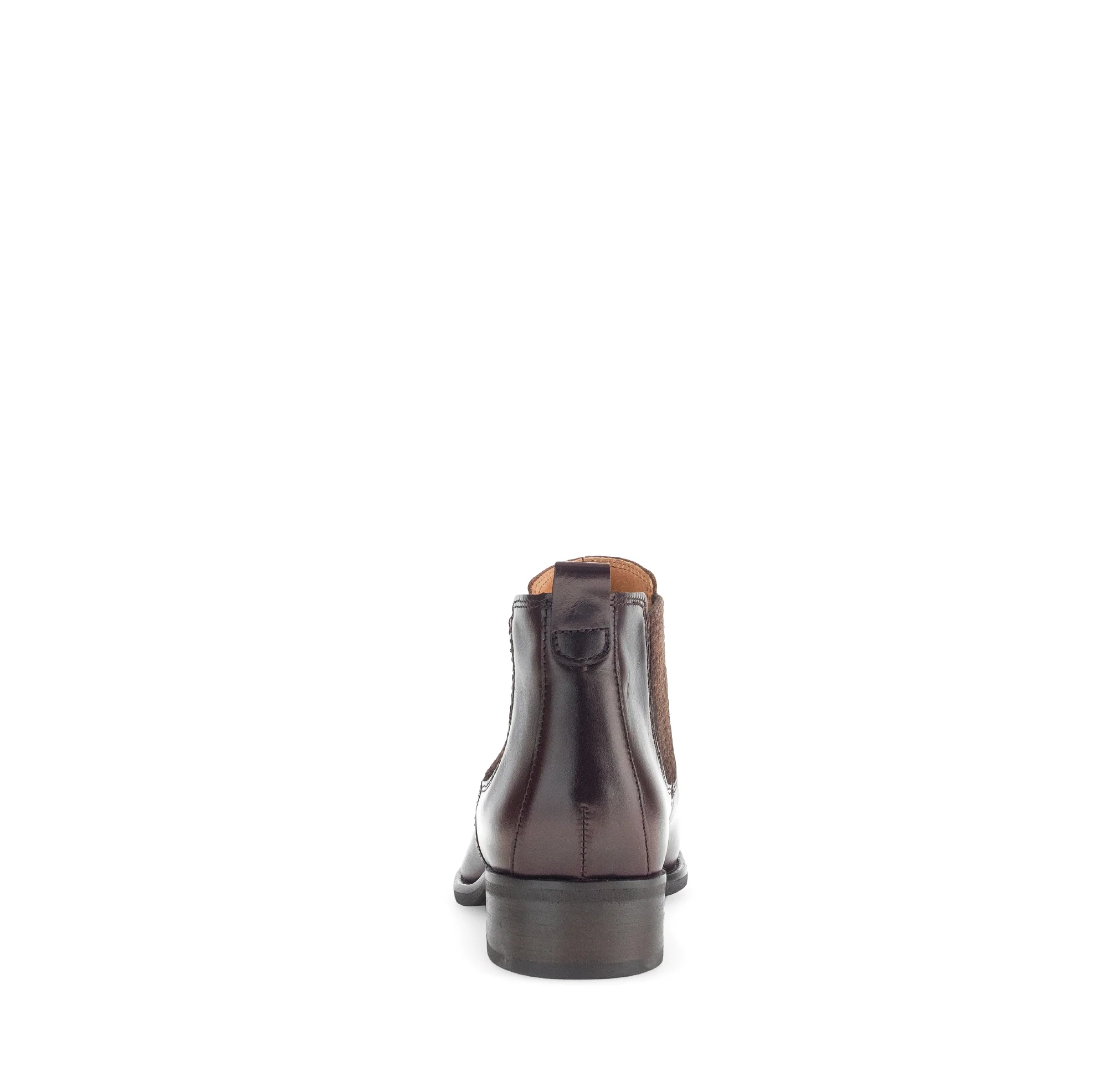 Bottines cognacs en cuir lisse - Image 5