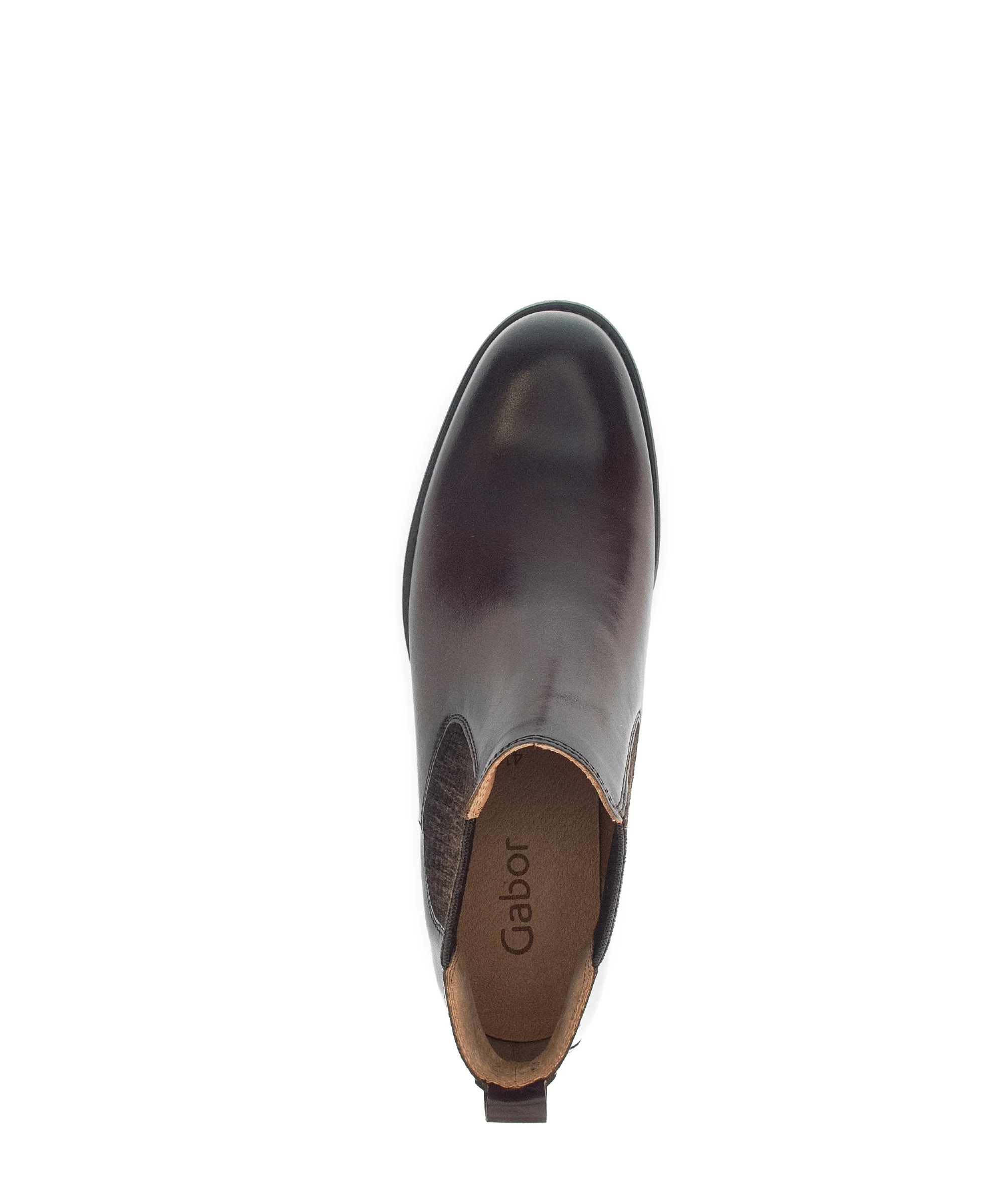 Bottines cognacs en cuir lisse - Image 6