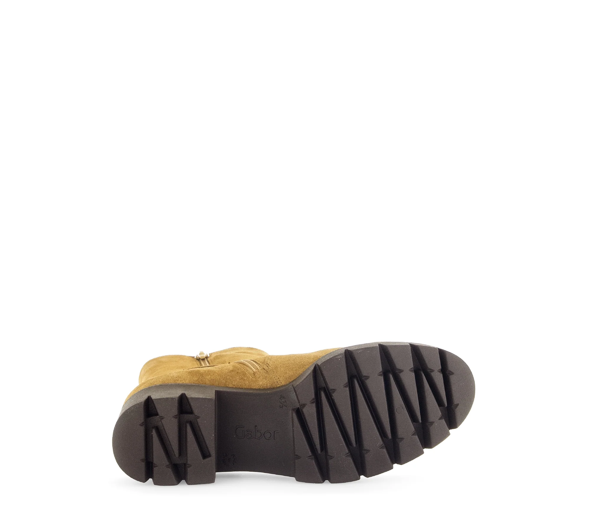 Bottines cognacs en cuir velours - Image 7