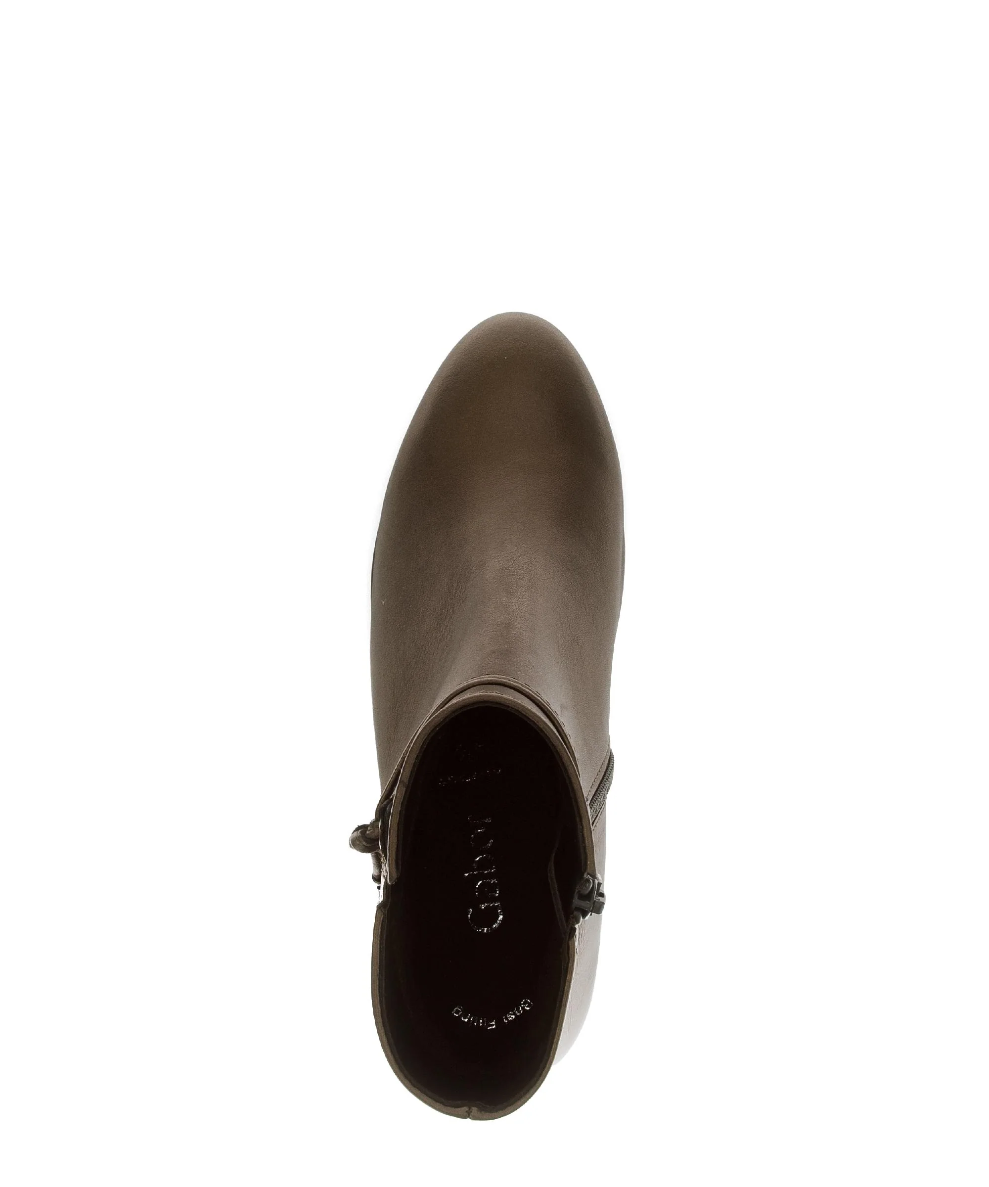 Bottines bronze en cuir lisse - Image 3