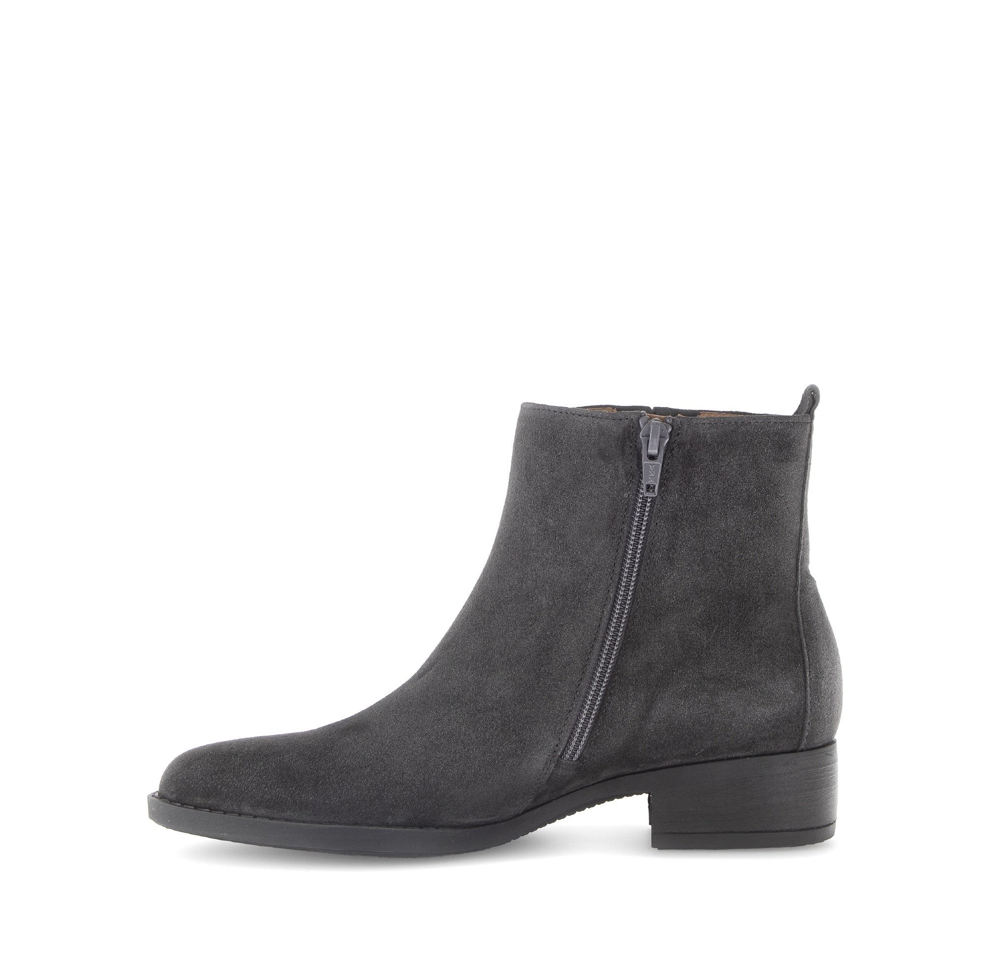 Bottines grises en cuir - Image 2
