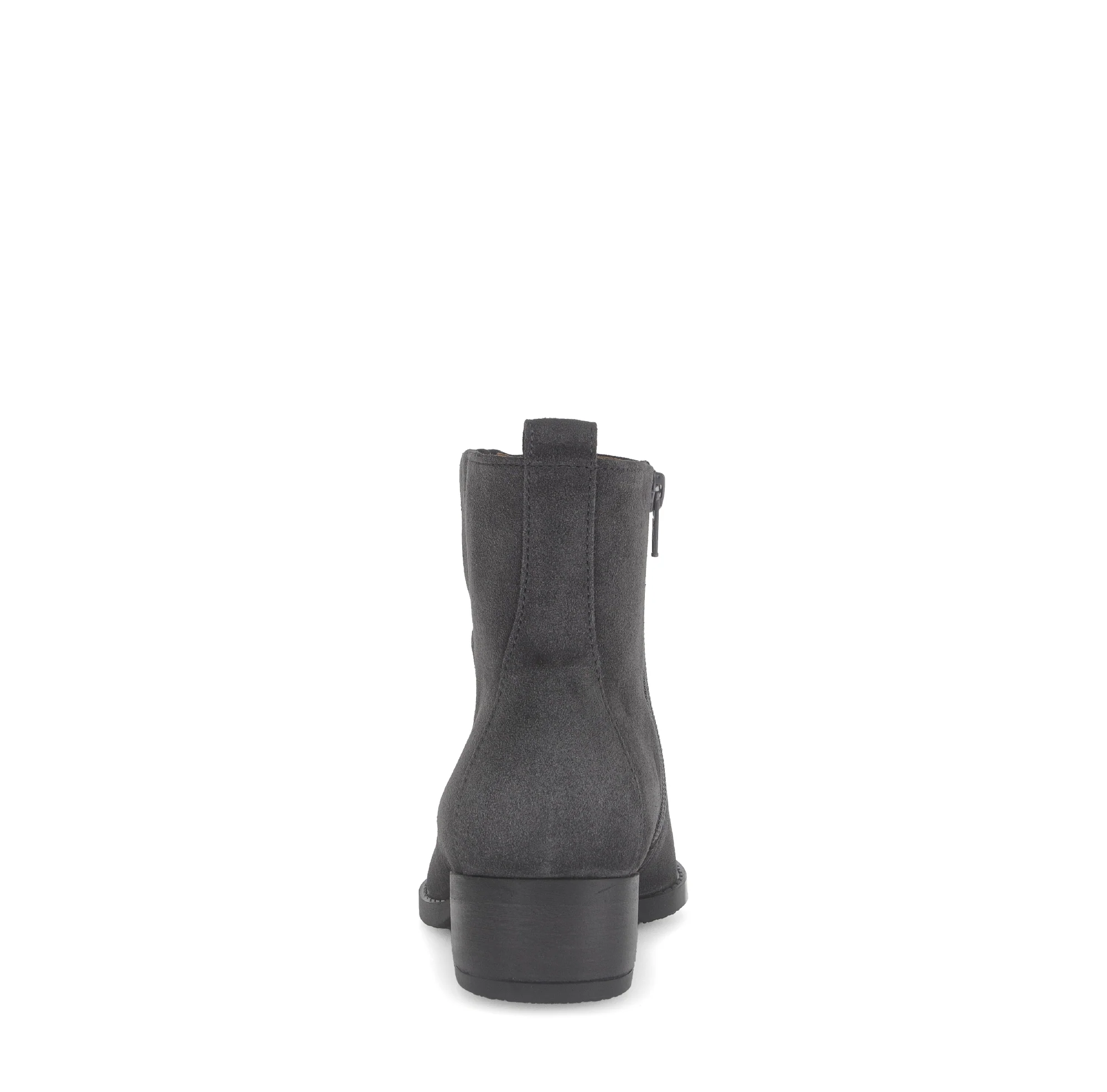 Bottines grises en cuir - Image 4