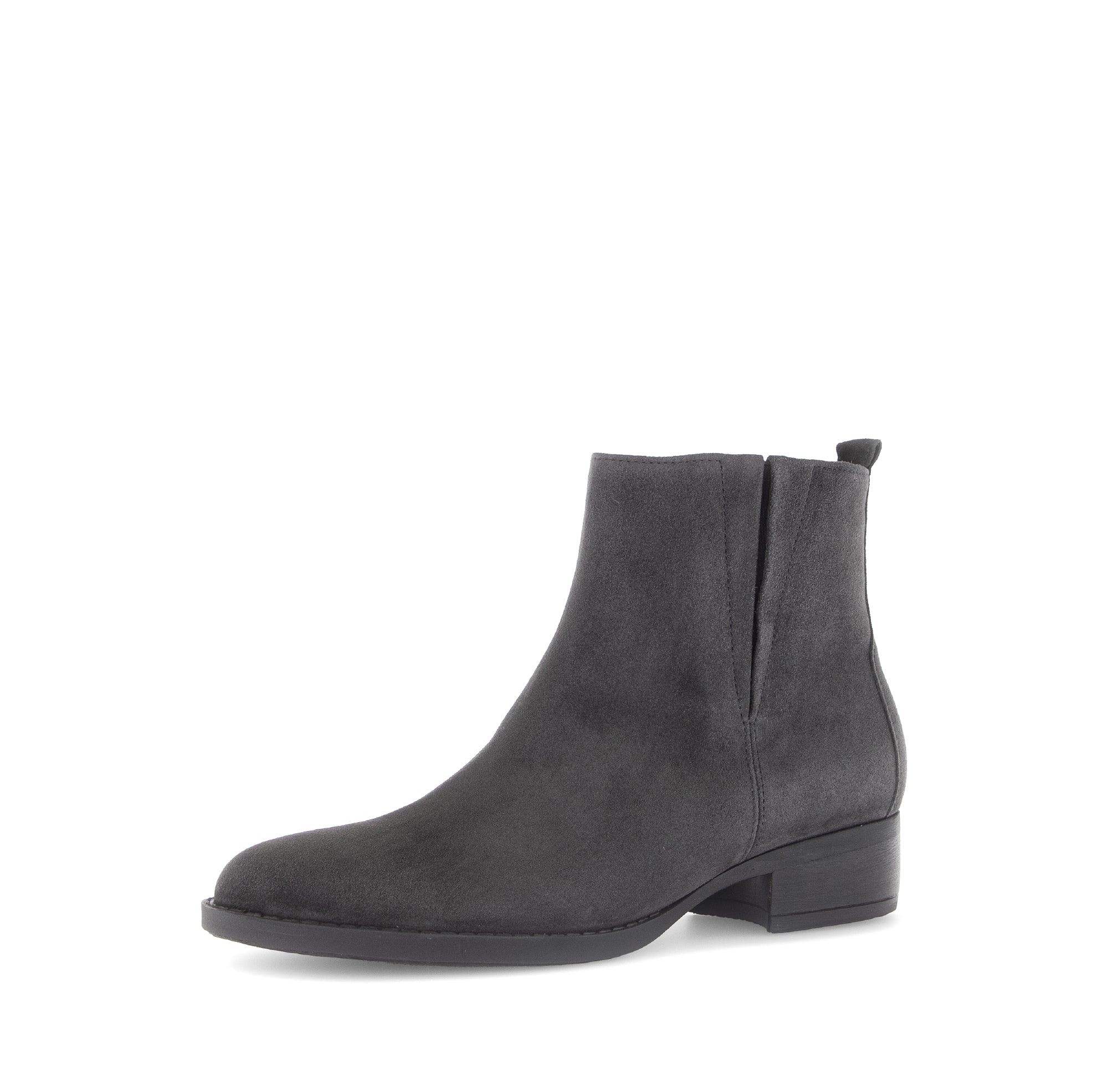 Bottines grises en cuir - Image 6