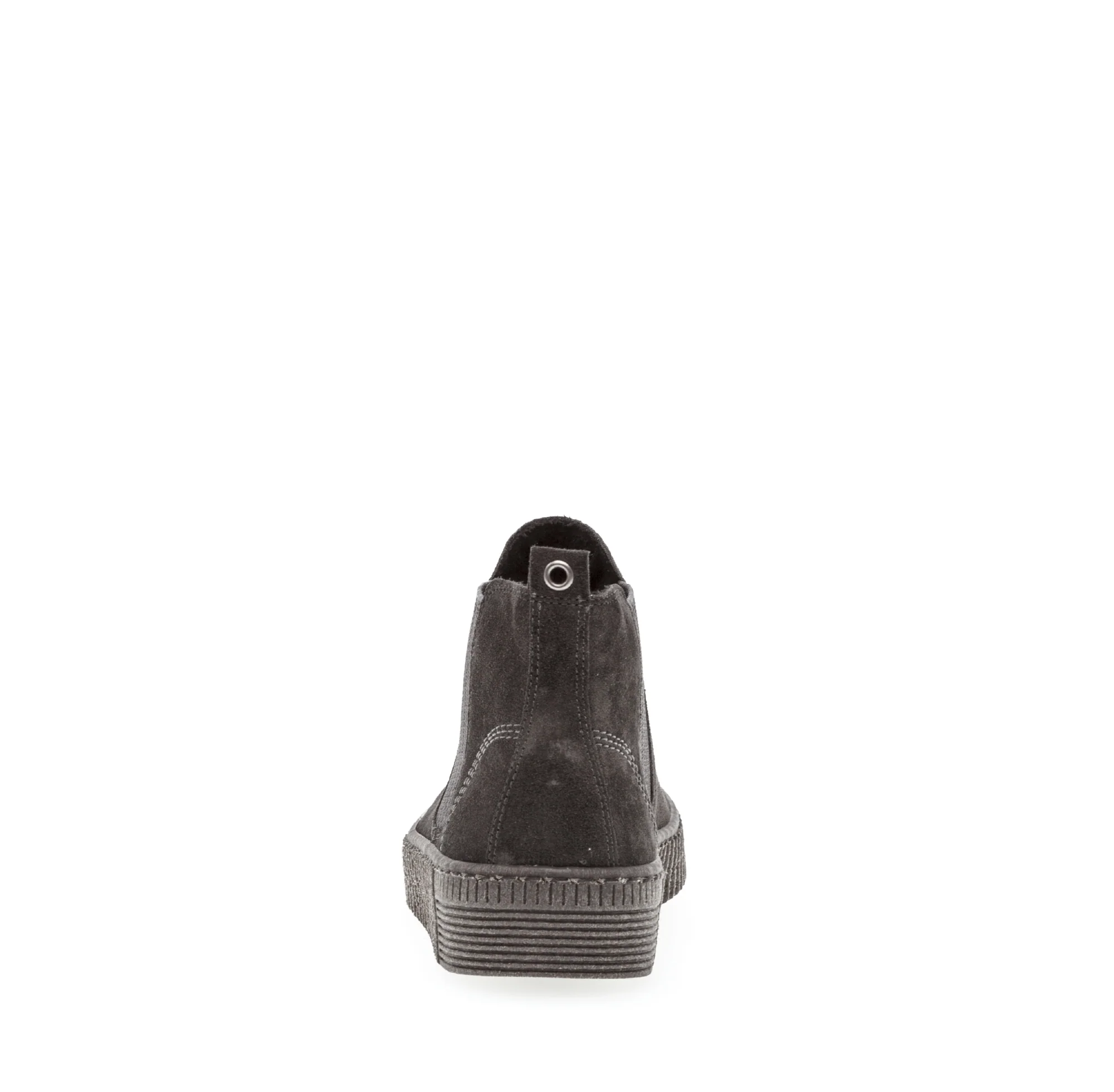 Bottines grises en velours - Image 5