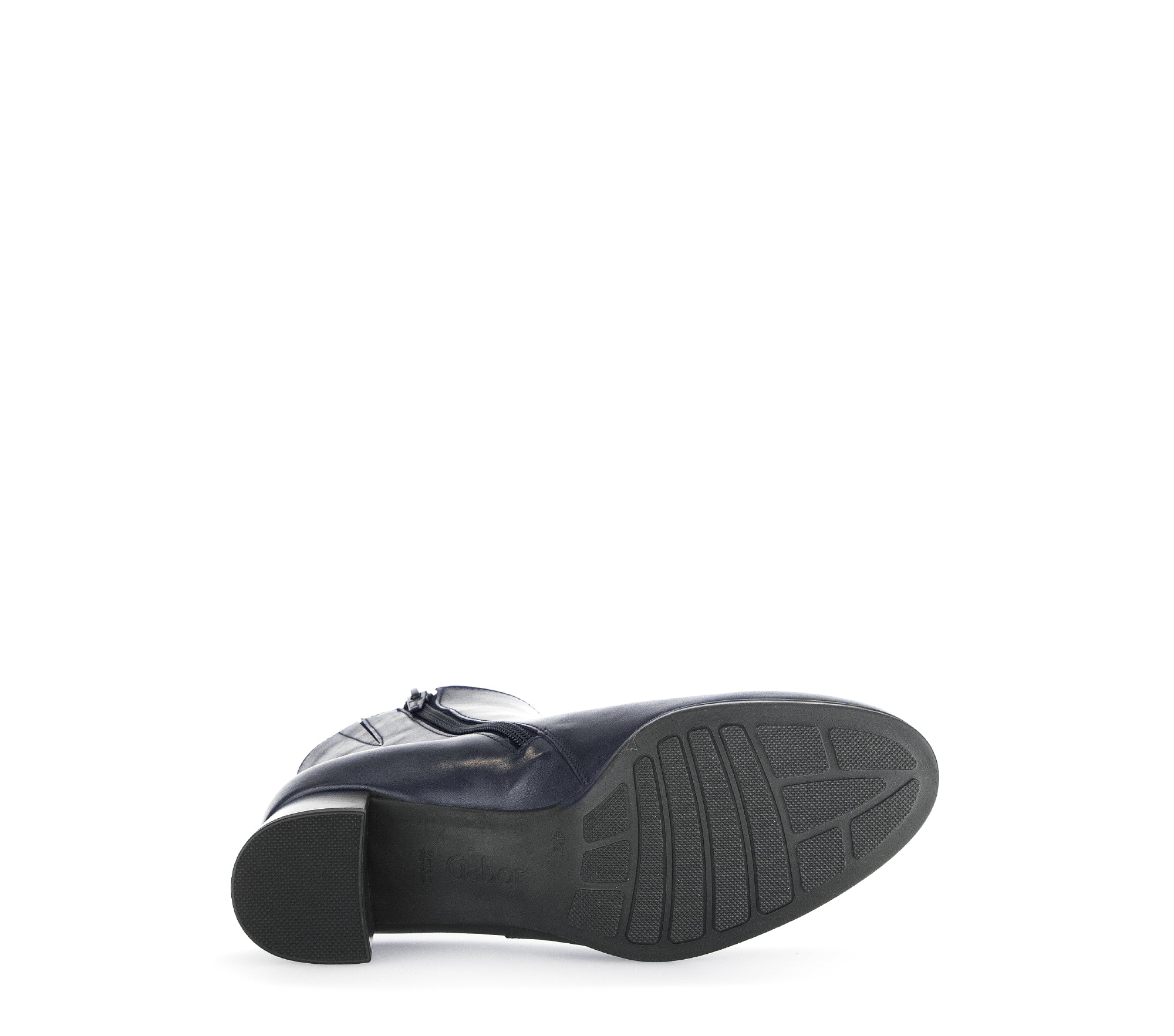 Bottines marine en combinaison cuirs - Image 7