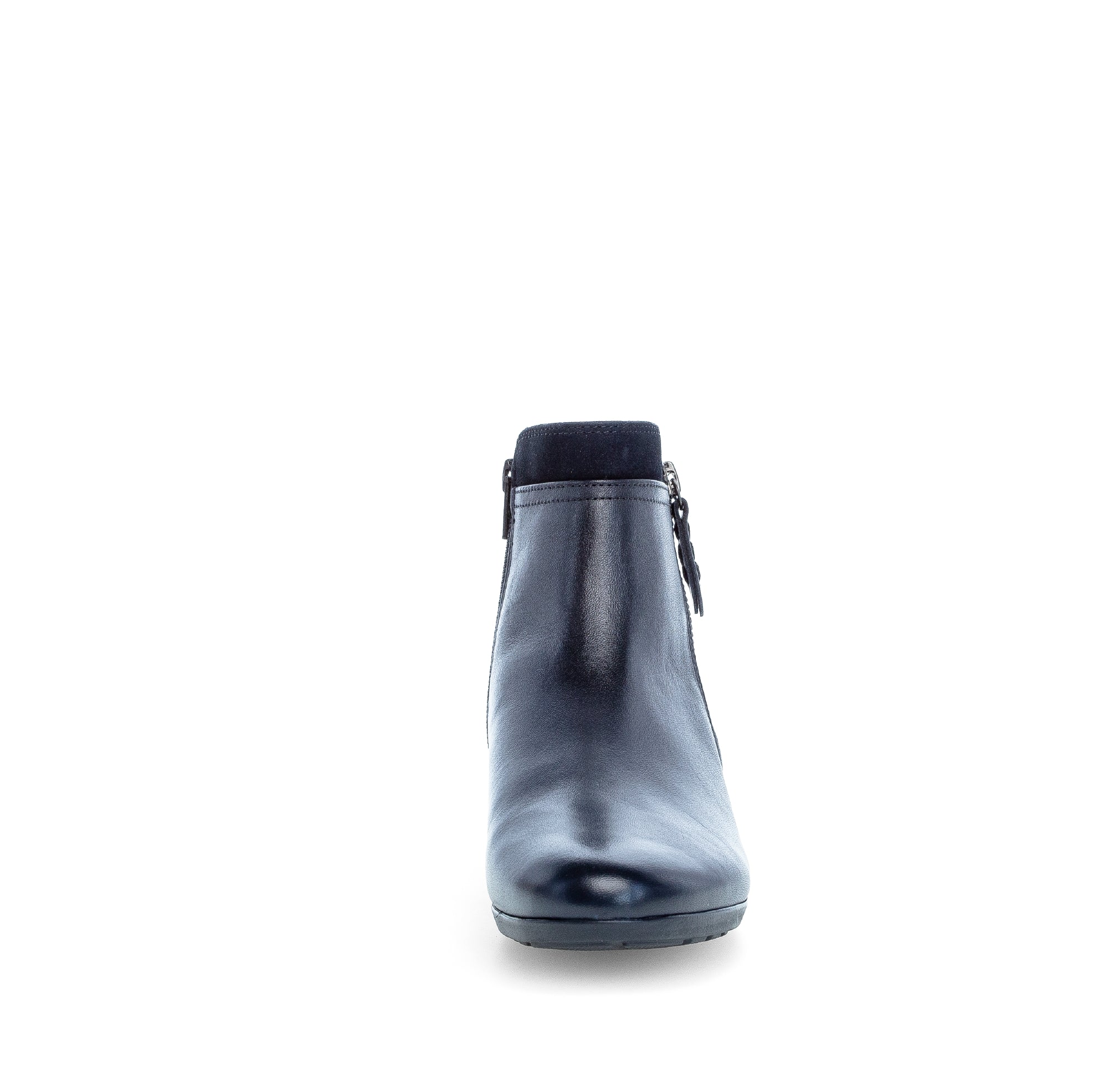 Bottines marine en combinaison cuirs - Image 4