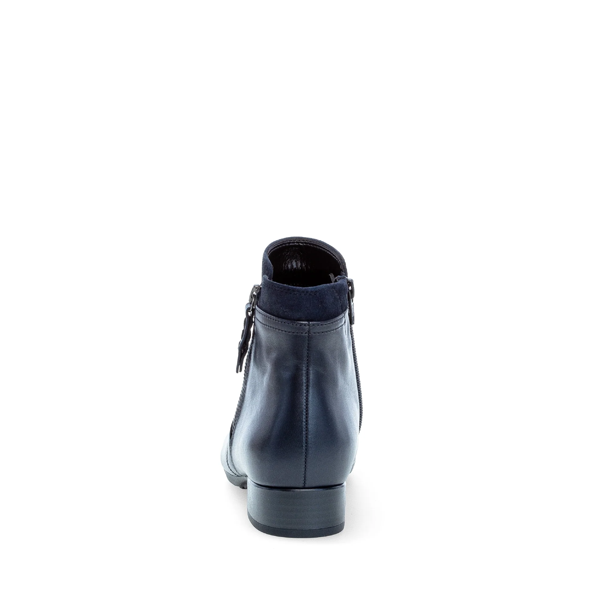 Bottines marine en combinaison cuirs - Image 5