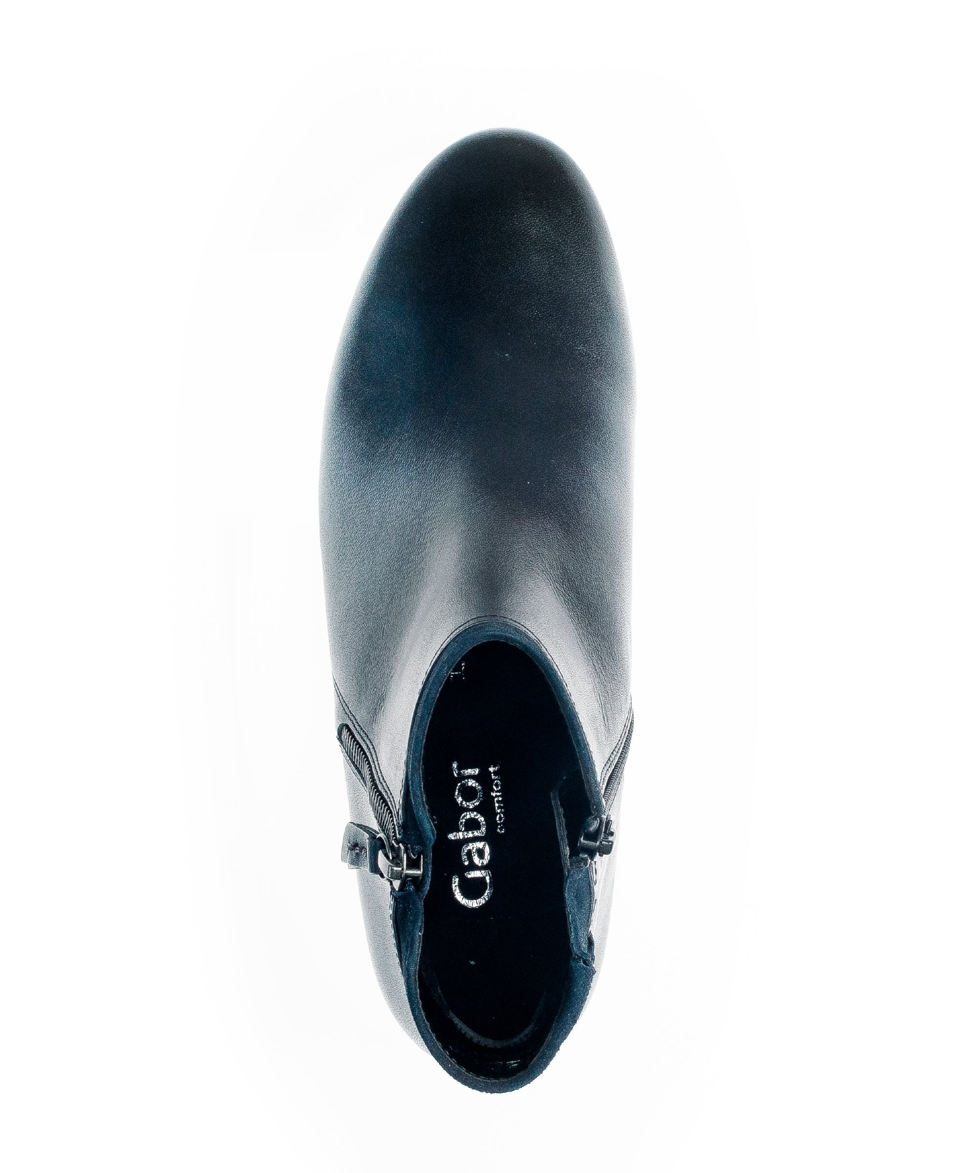 Bottines marine en combinaison cuirs - Image 6