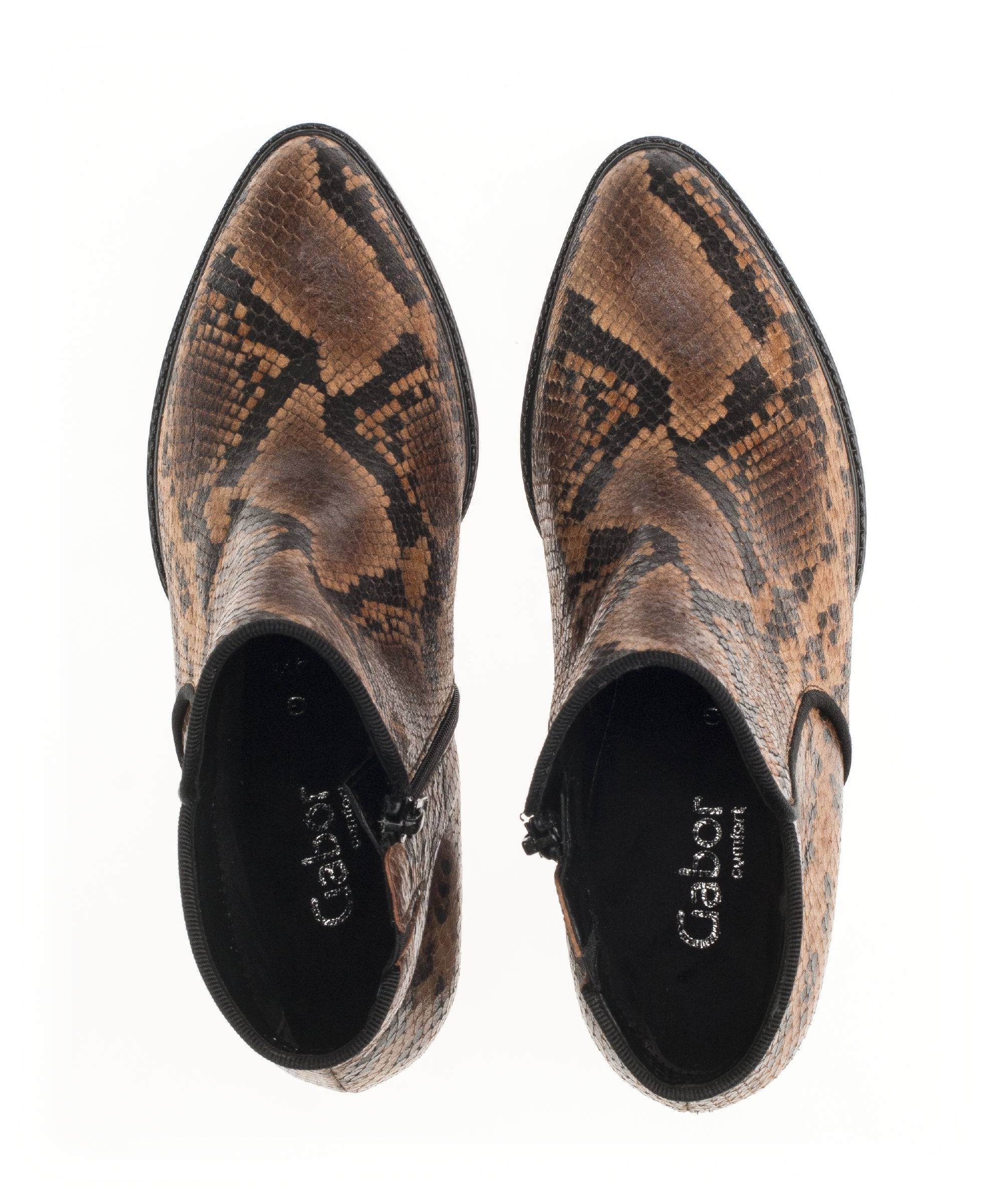 Bottines marron en cuir - Image 5
