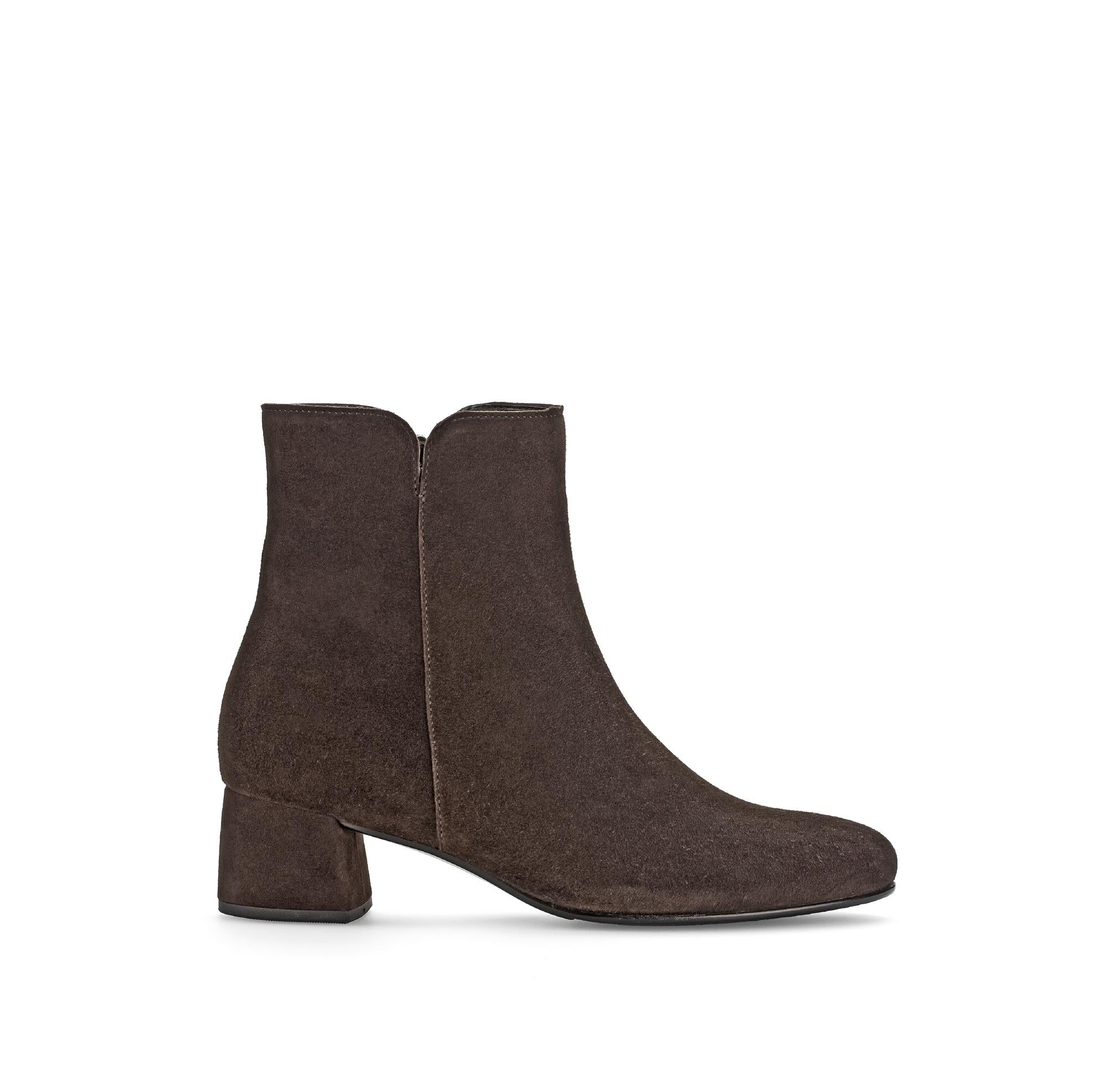 Bottines marron en Nubuck