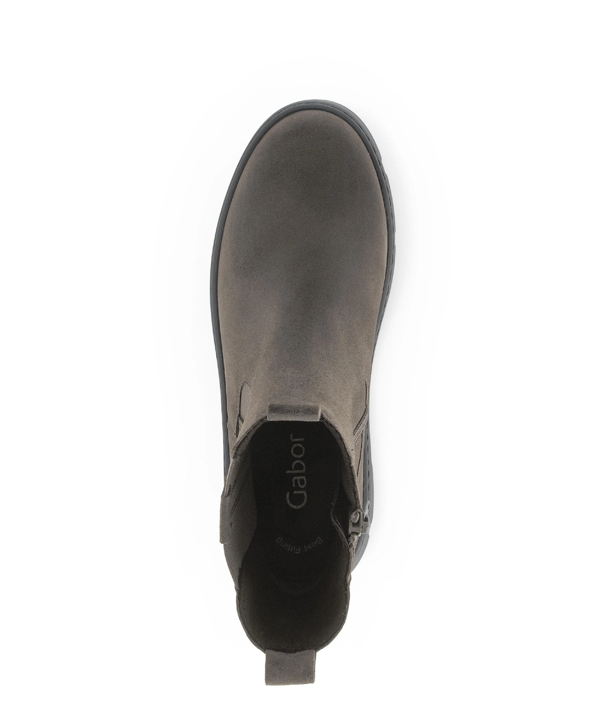 Bottines marron en cuir - Image 3