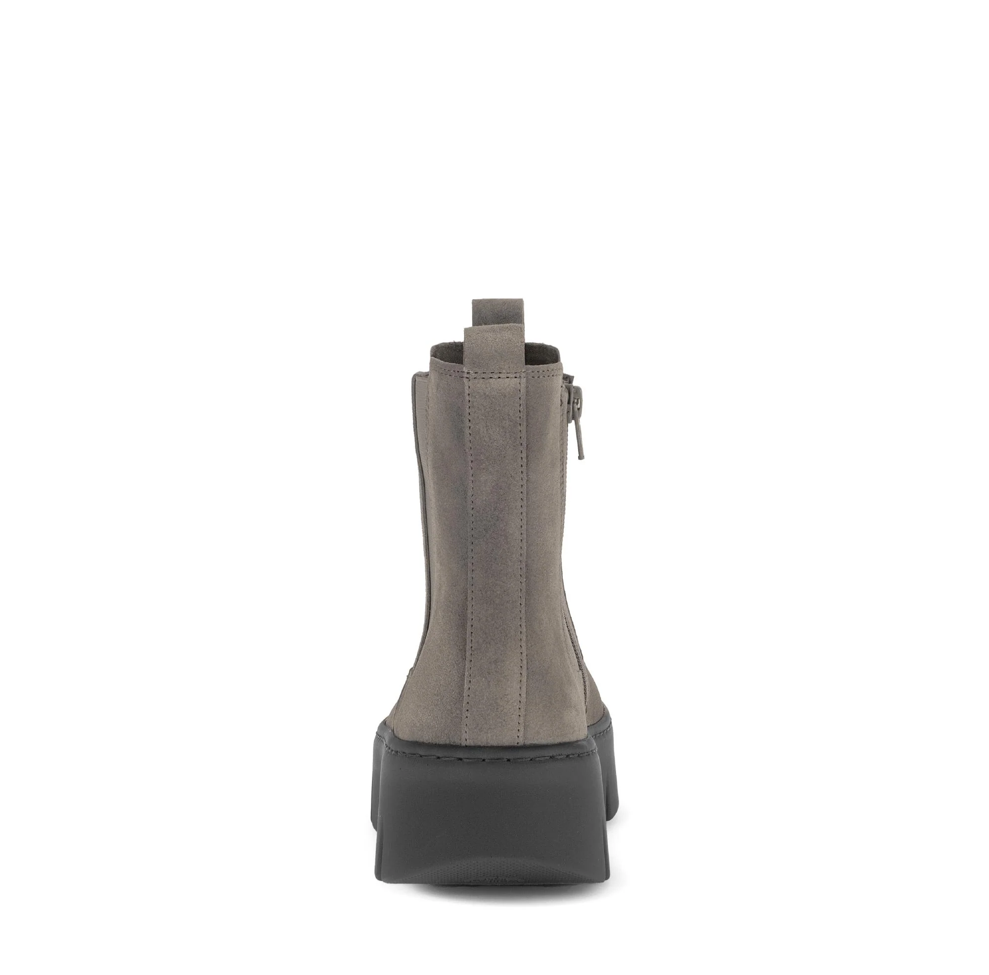 Bottines marron en cuir - Image 4