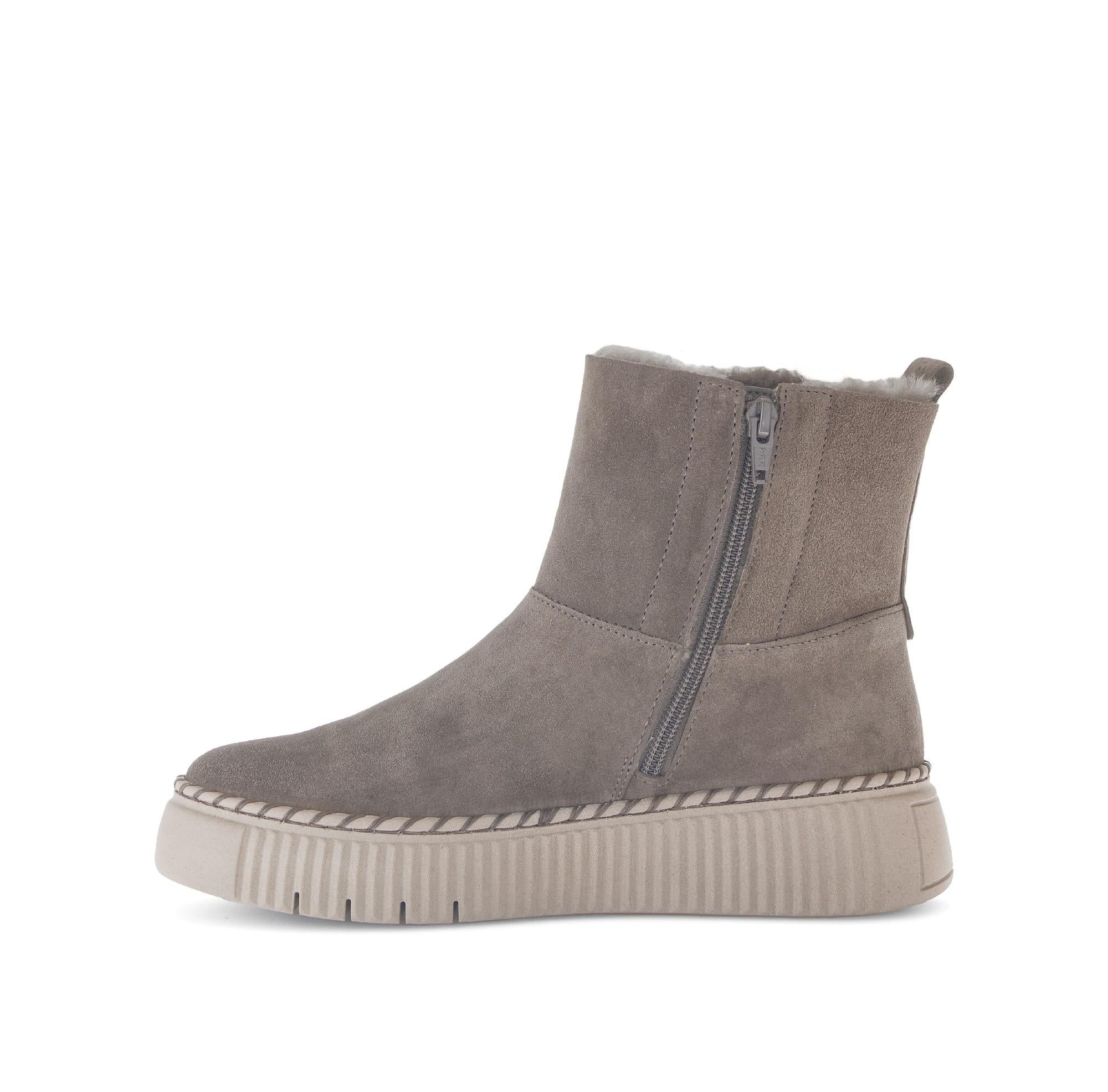 Bottines marron en cuir - Image 2