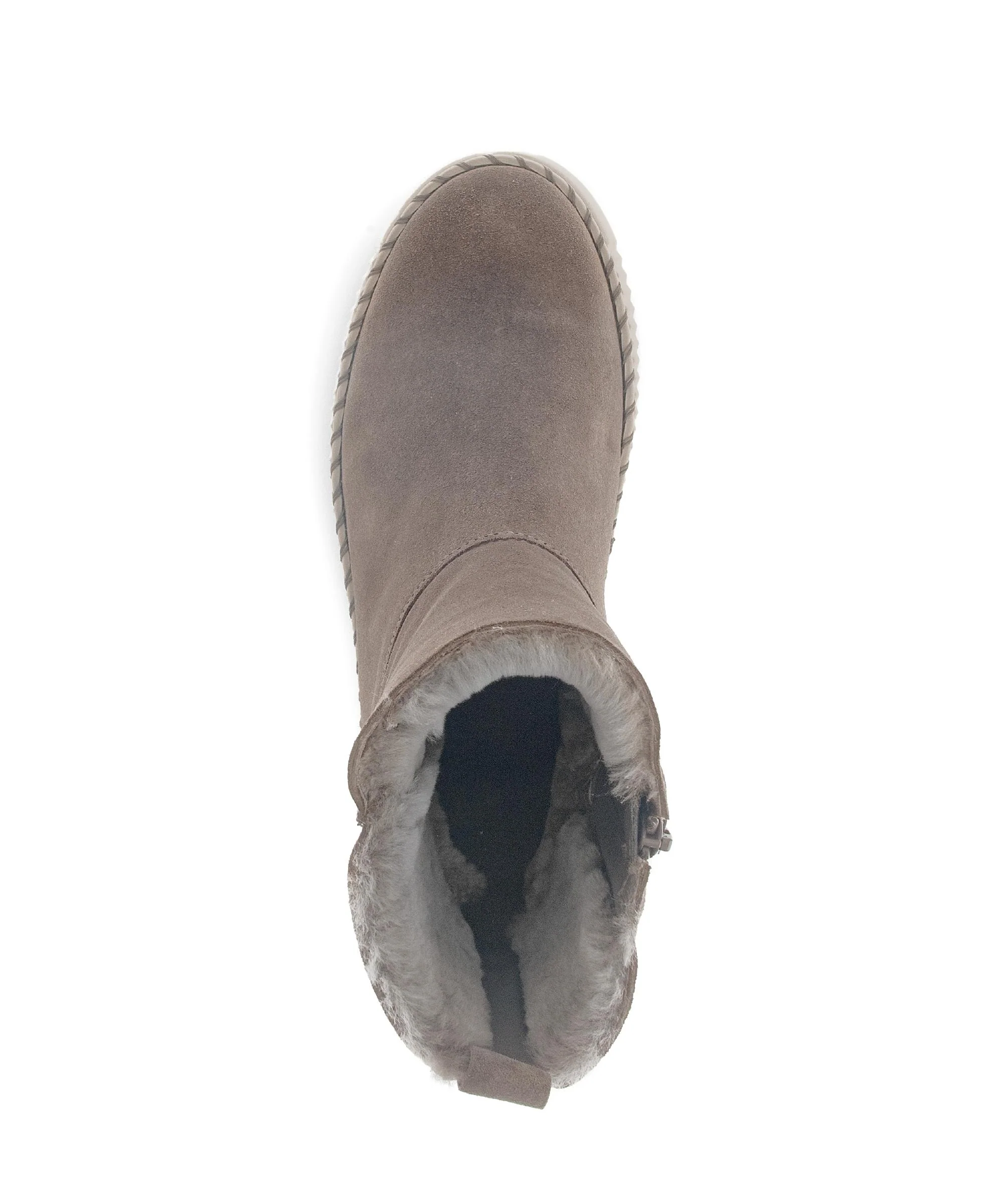 Bottines marron en cuir - Image 3