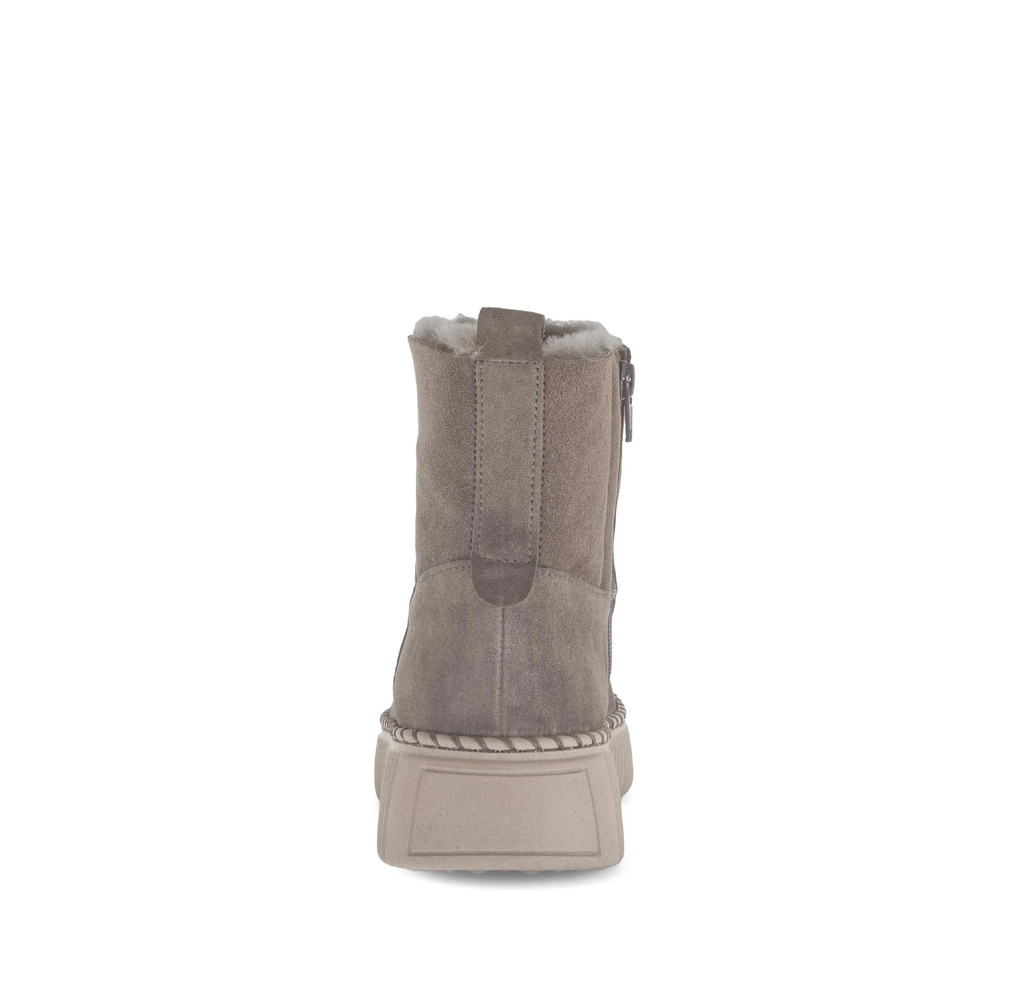 Bottines marron en cuir - Image 4