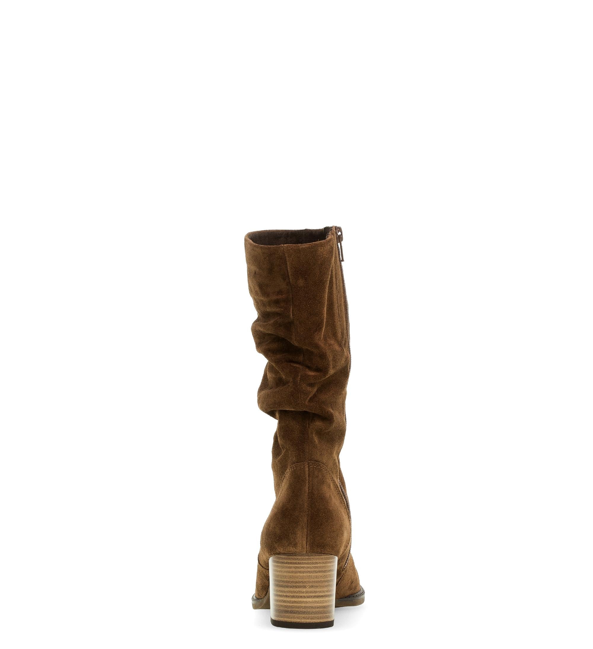 Bottines marron en cuir - Image 4