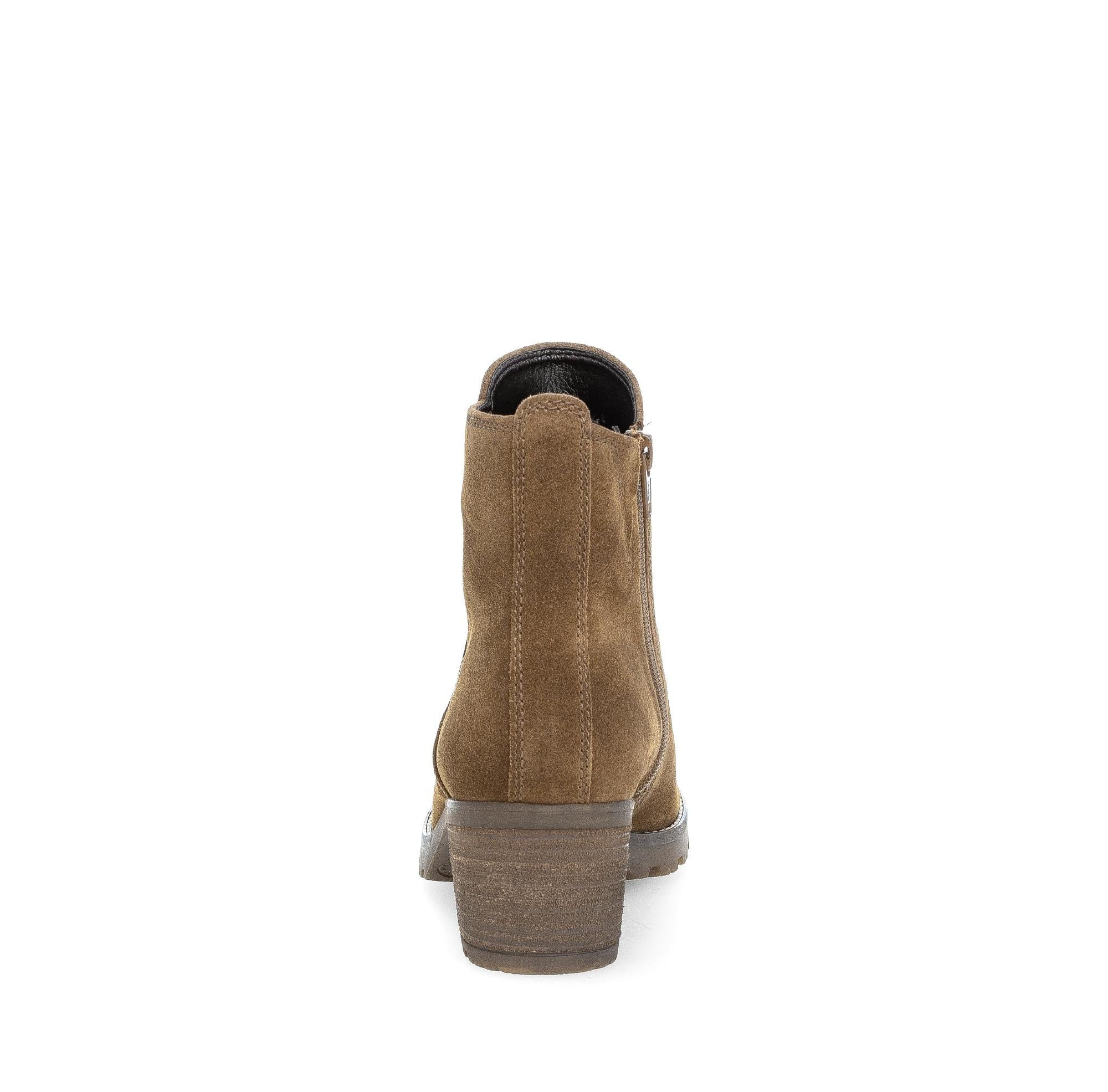 Bottines cognac en cuir nubuck - Image 4