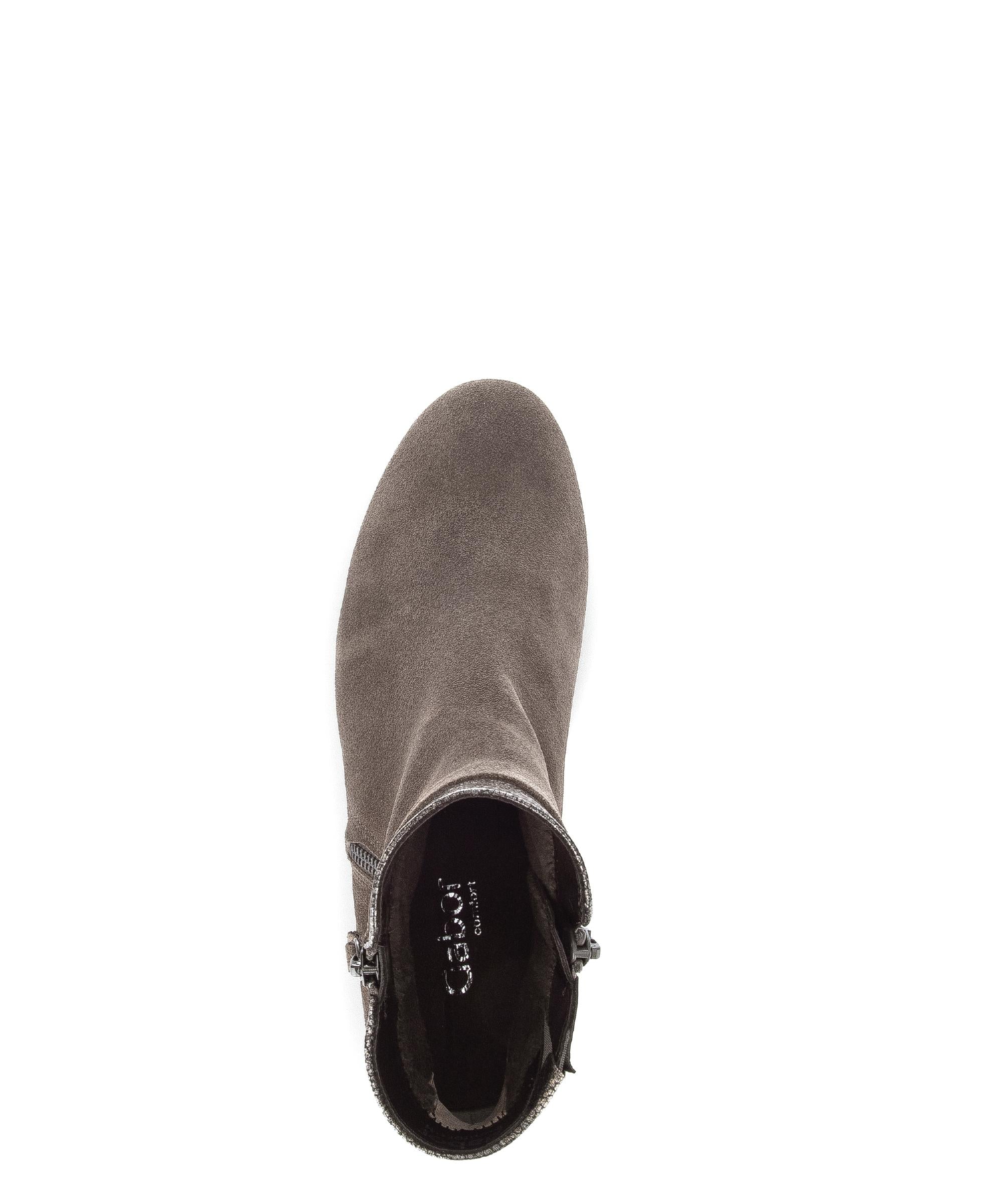 Bottines grises en Nubuck - Image 3