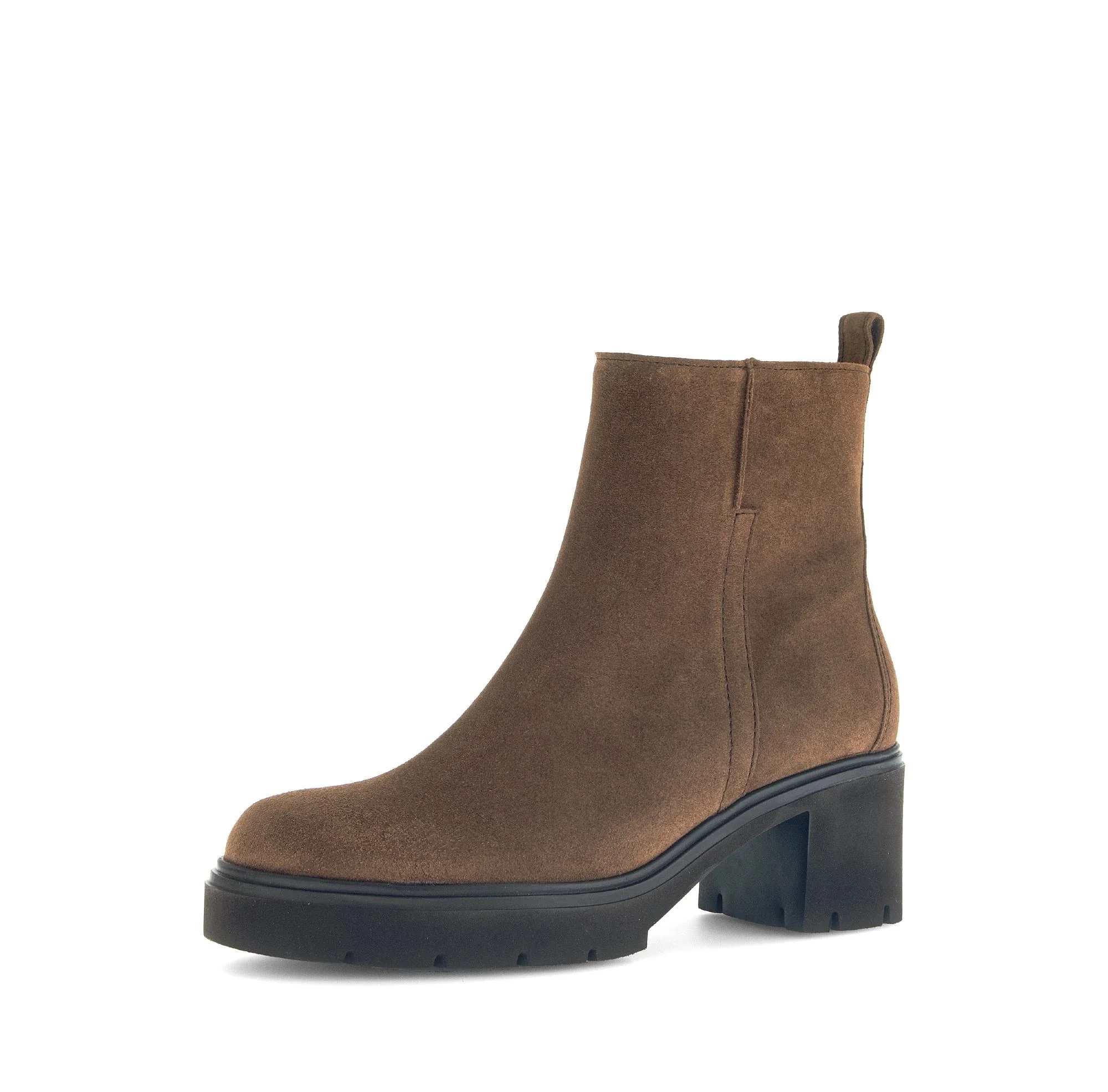 Bottines marron en cuir - Image 6