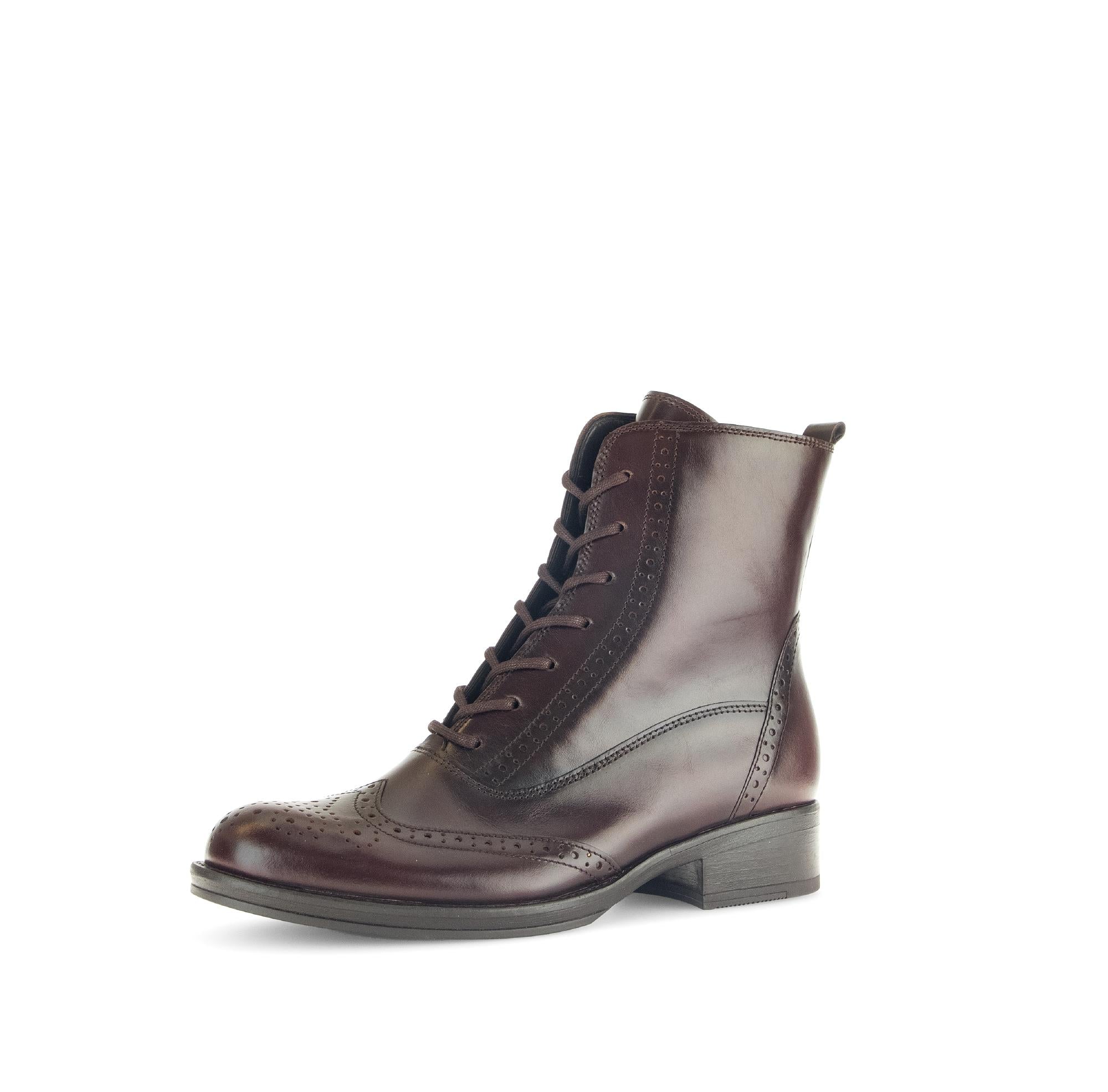 Bottines marron en cuir - Image 6