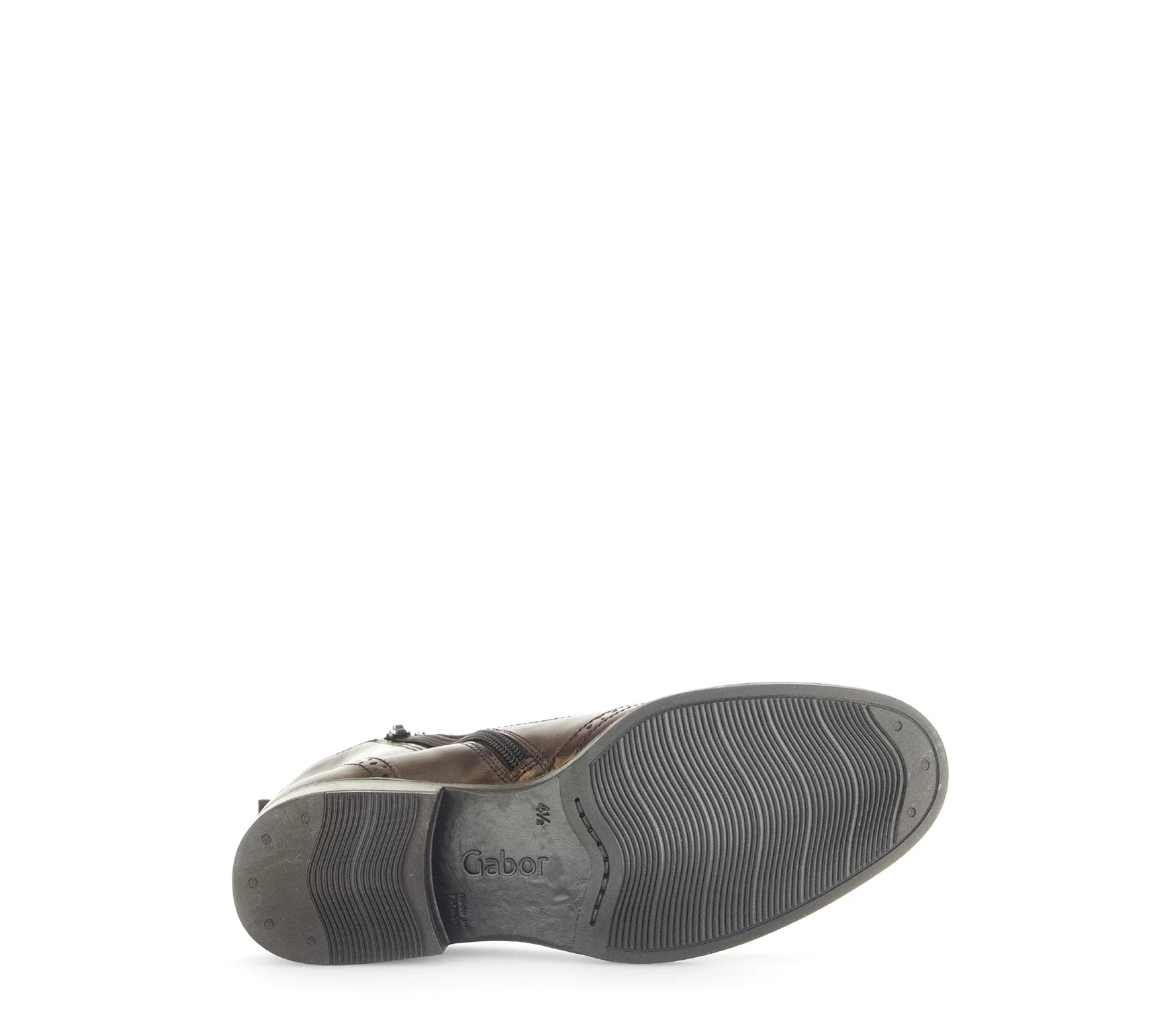 Bottines marron en cuir - Image 7