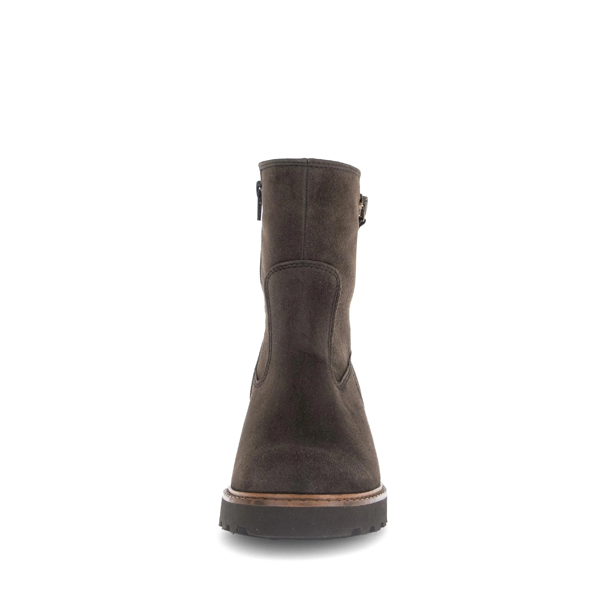 Bottines marron en cuir - Image 5
