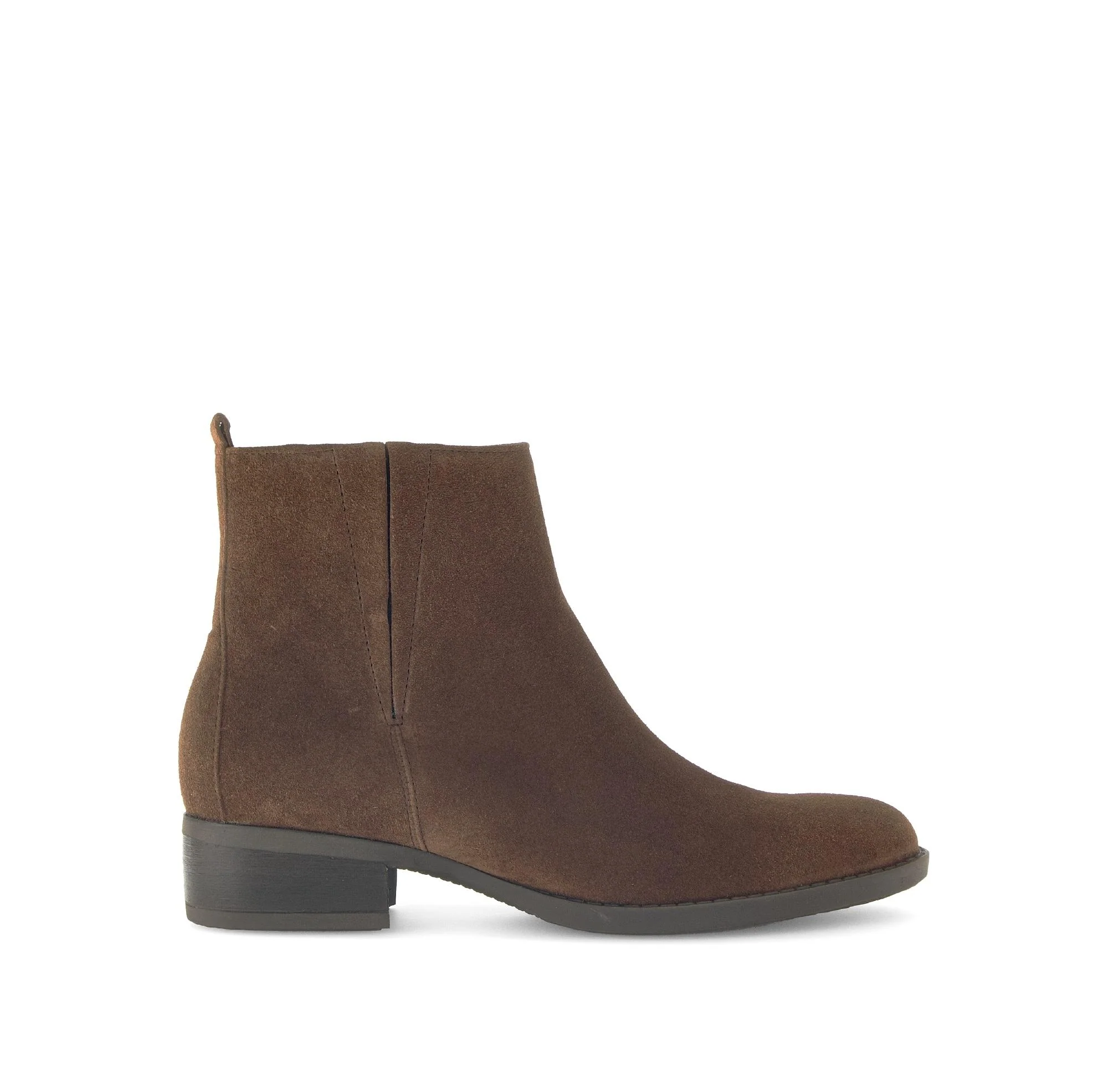Bottines marron en cuir