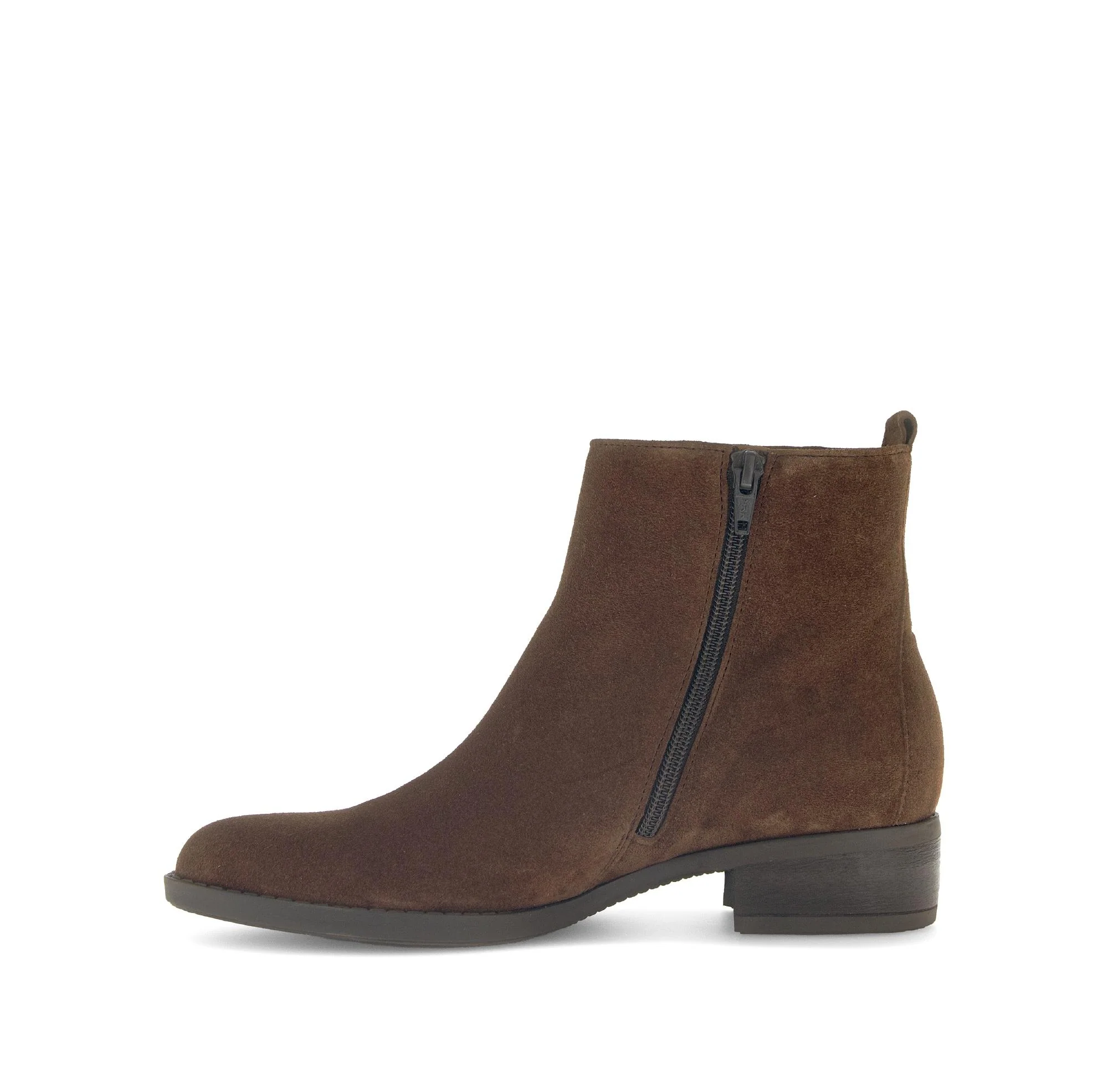 Bottines marron en cuir - Image 2