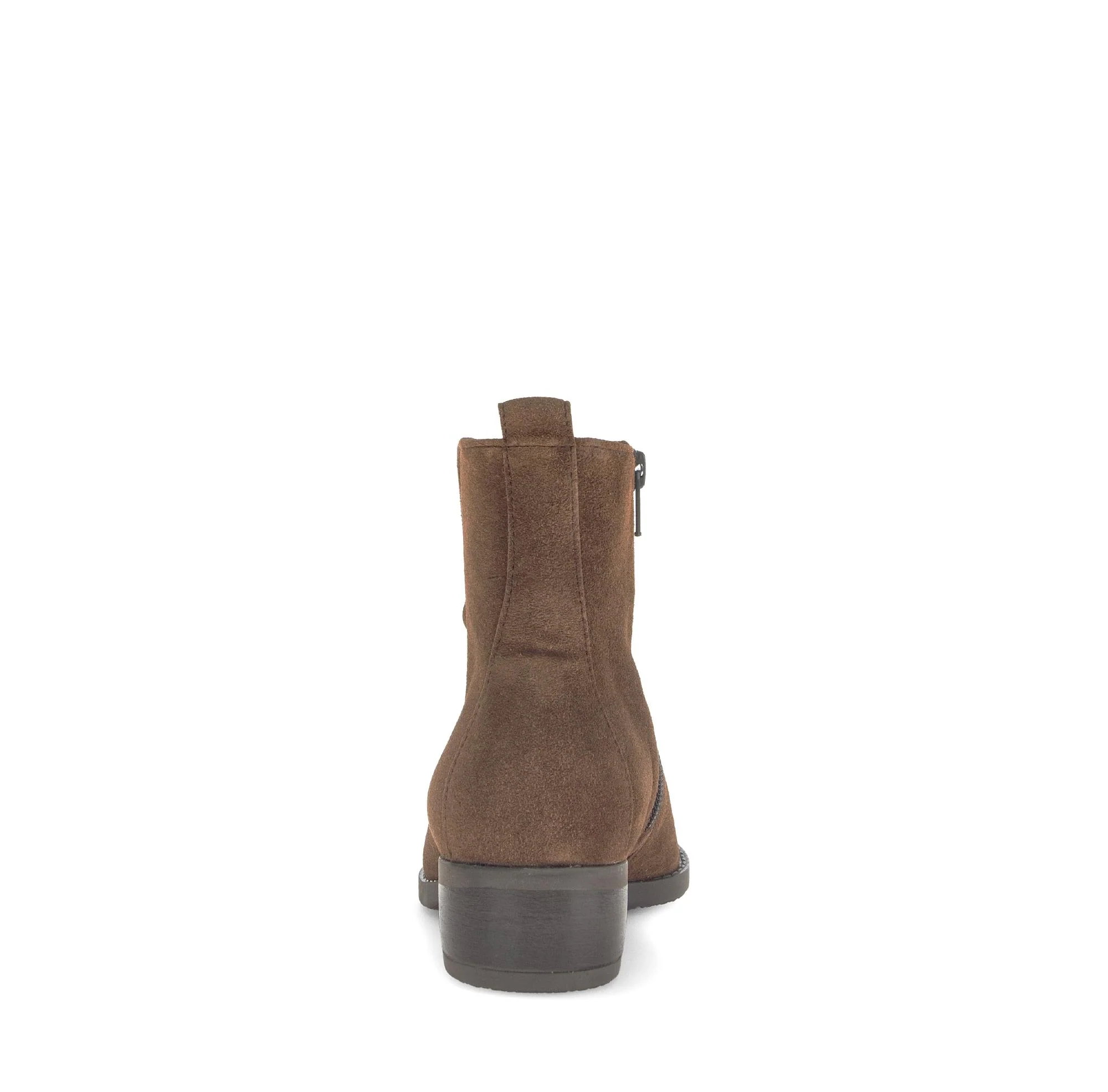 Bottines marron en cuir - Image 4
