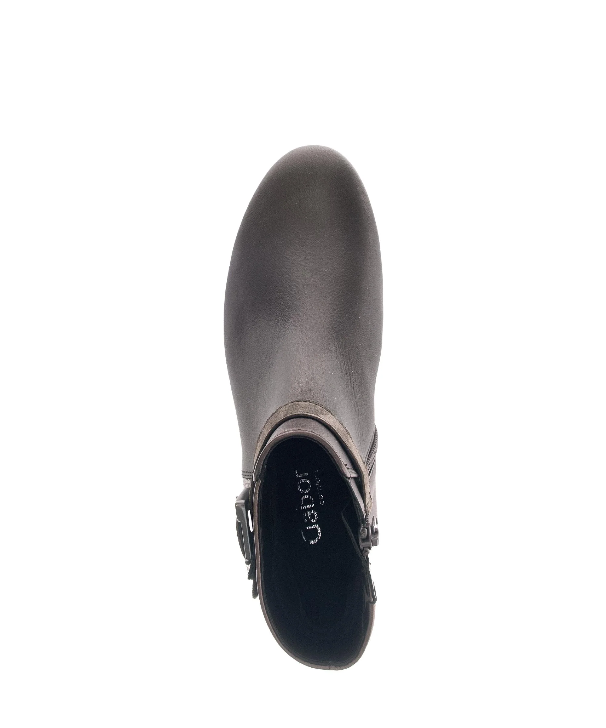 Bottines marron en cuir lisse - Image 3